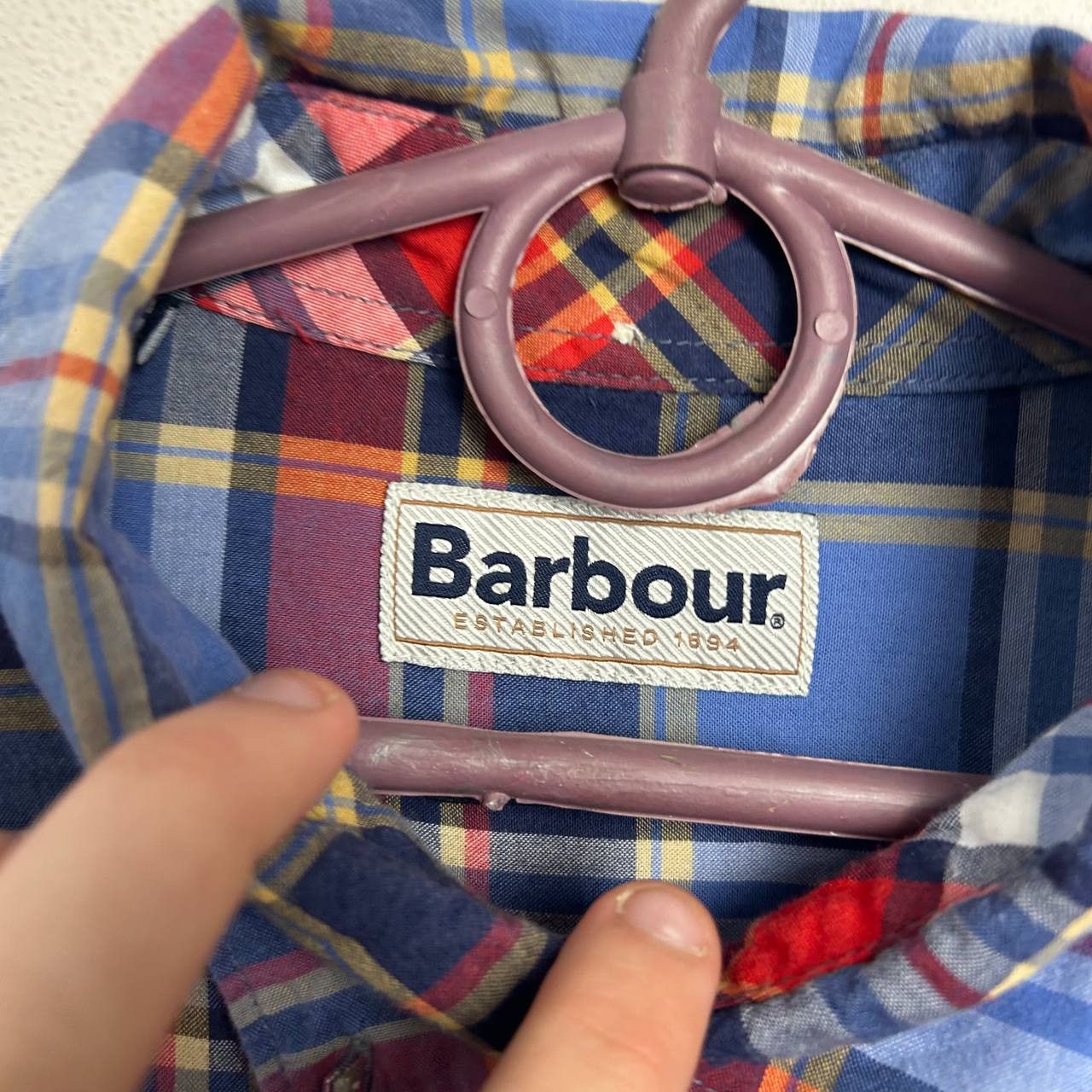 Barbour Mens Barbour multicolor streetwear button shirt Size US M / EU 48-50 / 2 - 5 Thumbnail