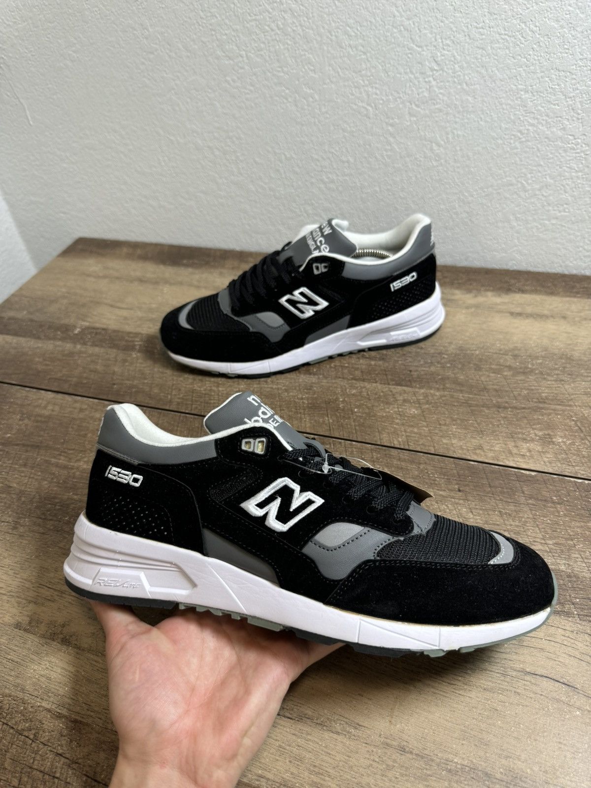 New Balance New Balance 1530 Made in England Low Black Grey New Size 11 Size US 11 / EU 44 - 1 Thumbnail