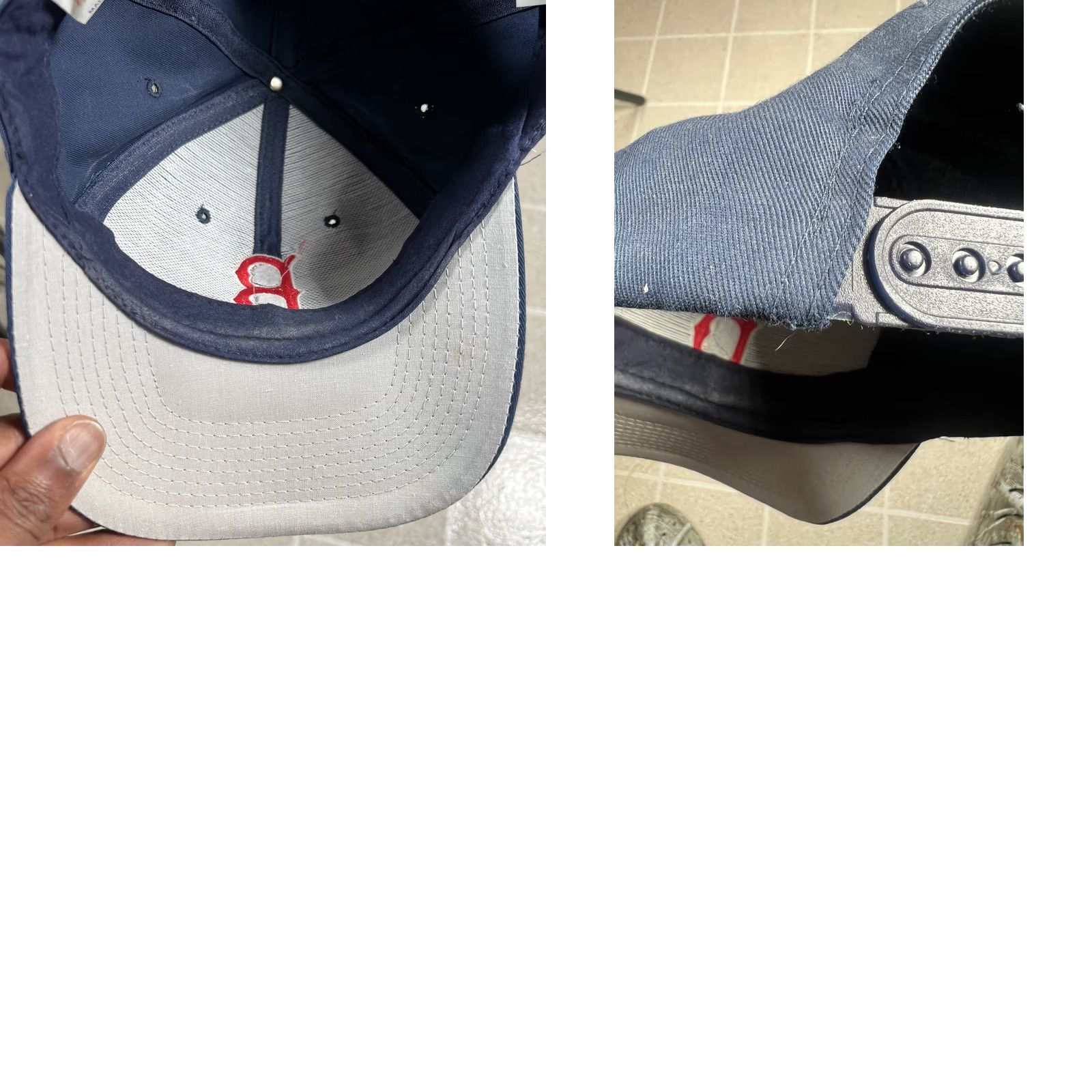 Logo 7 VINTAGE Logo 7 Boston Red Sox 90s Snapback Cap Hat Men One Size Blue Size ONE SIZE - 8 Thumbnail