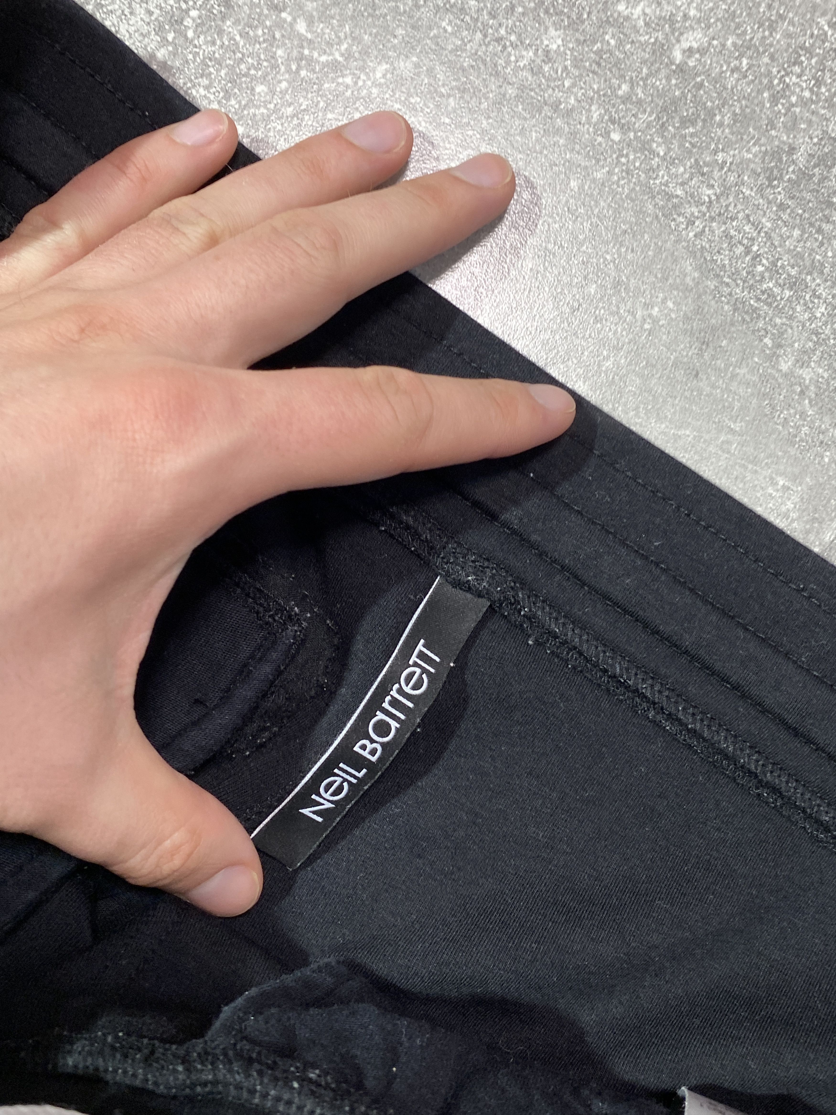 Neil Barrett Neil Barrett Super Skinny Fit Tapered Cropped Sweatpants Size US 32 / EU 48 - 2 Thumbnail