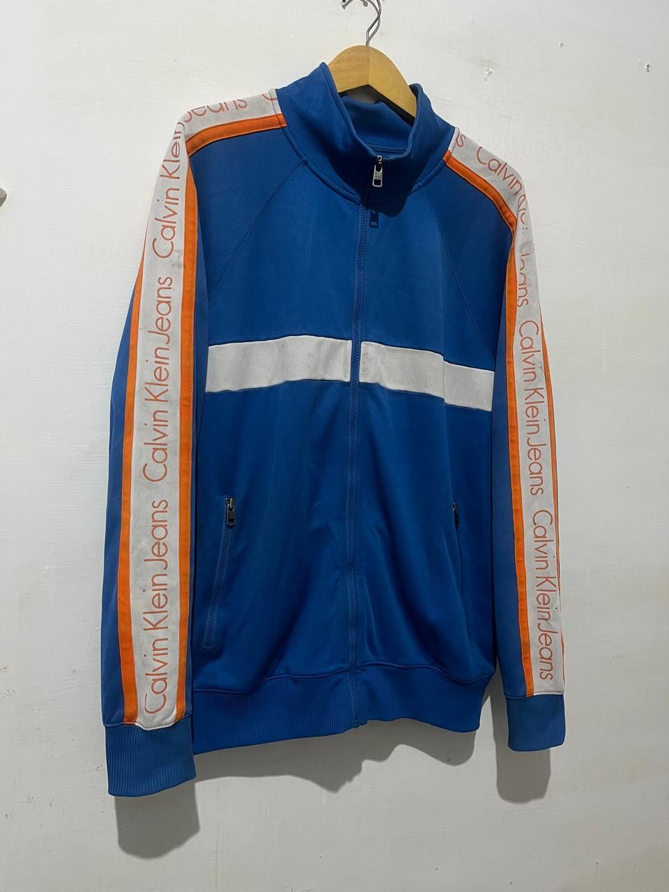 Calvin Klein Tracktop Calvin Klein Vintage Size US L / EU 52-54 / 3 - 3 Thumbnail