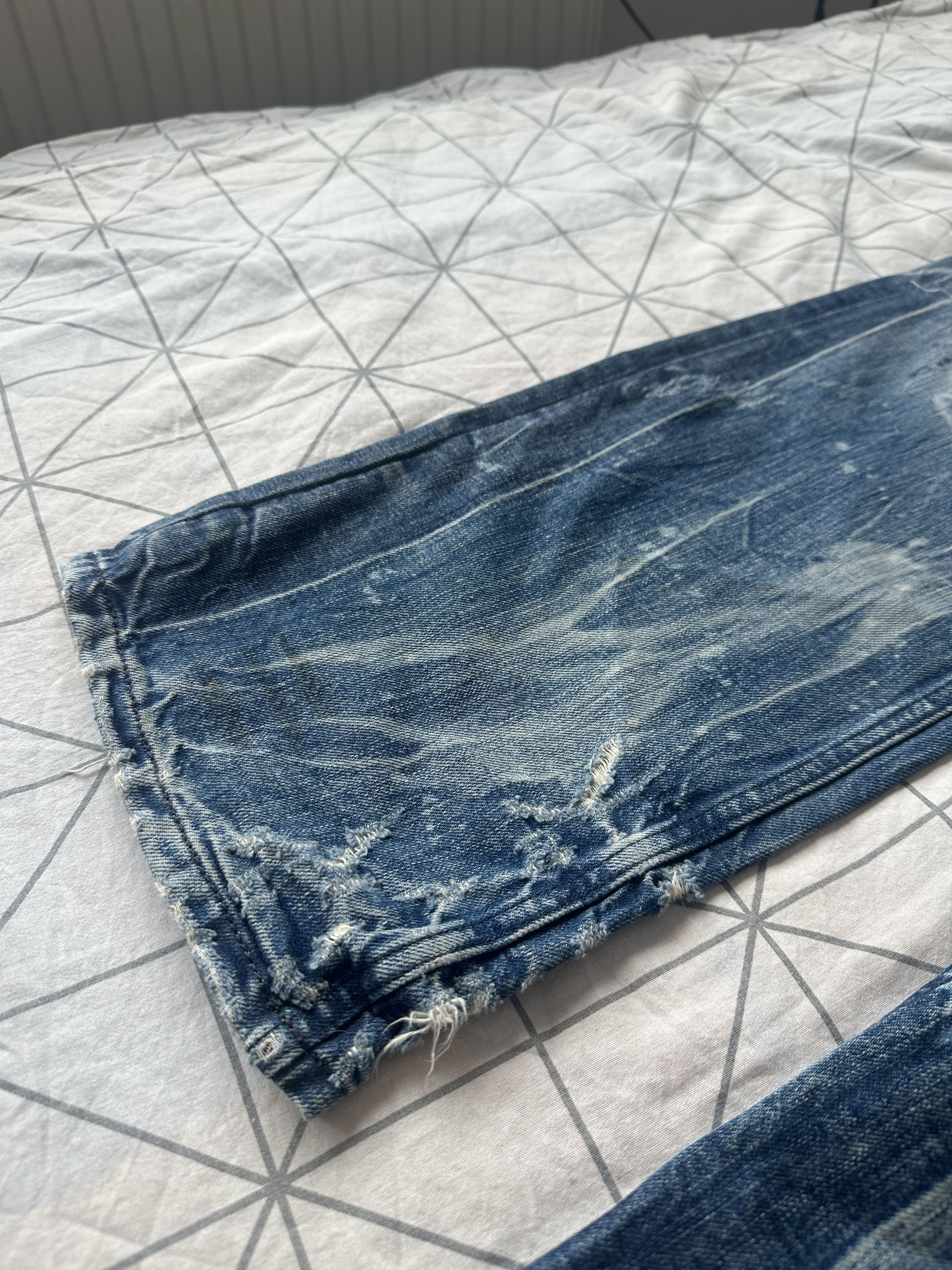 Diesel 90’s Diesel Distressed Paint Splatter Denim Made In Italy Size US 34 / EU 50 - 6 Thumbnail