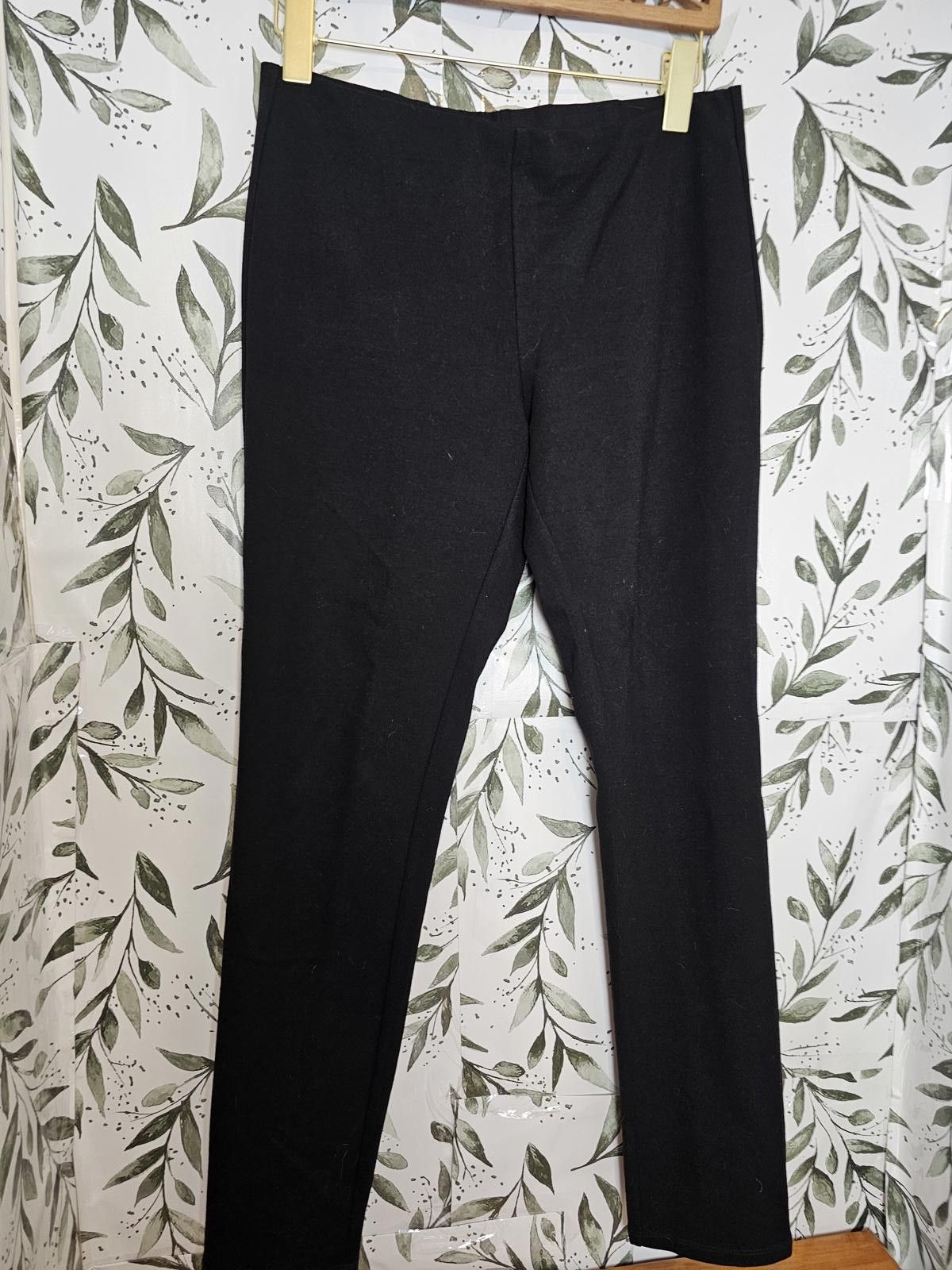 Eileen Fisher Eileen Fisher Pants Black Womens Size S Skinny Size 28" / US 6 / IT 42 - 3 Thumbnail