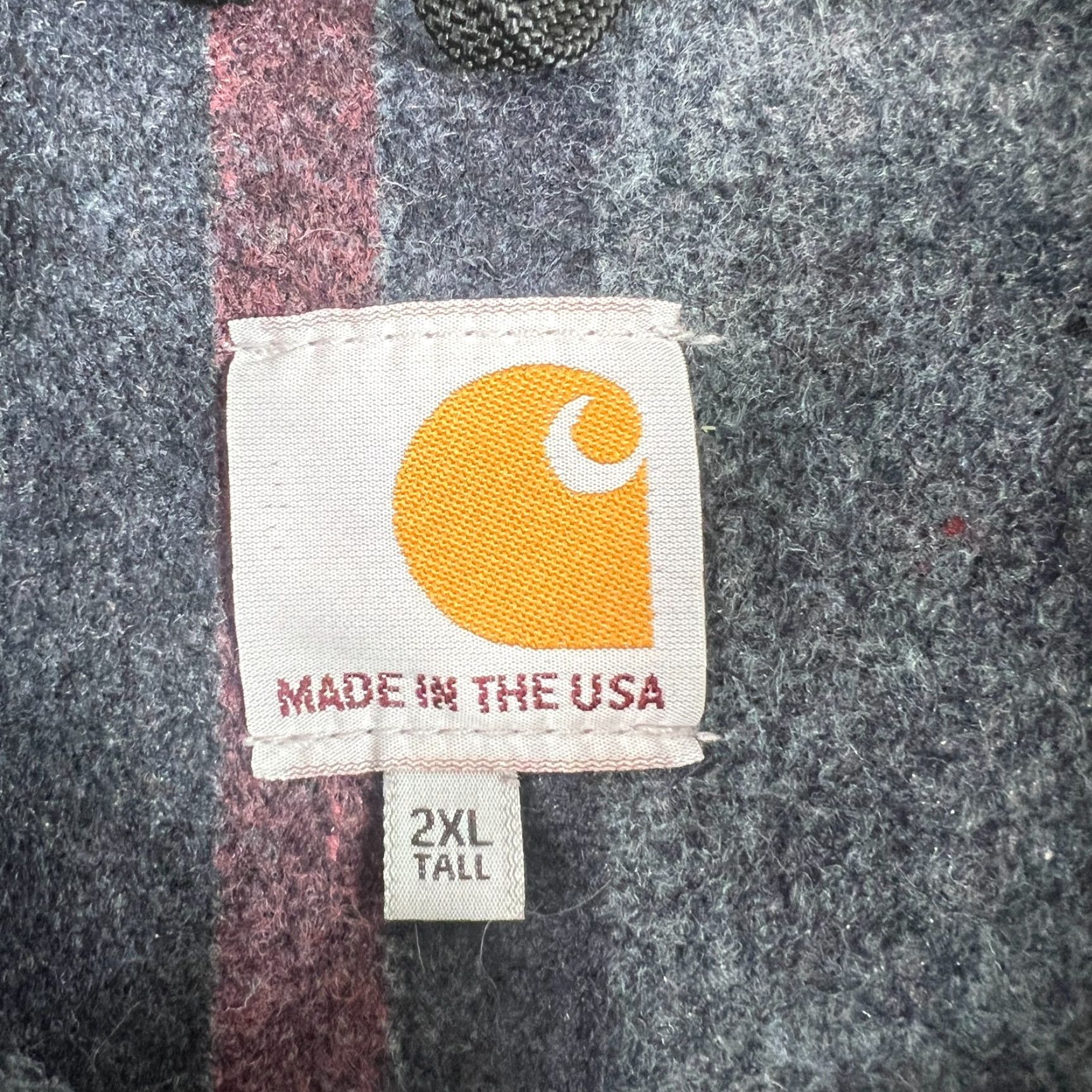 Carhartt VINTAGE Carhartt Jacket Mens 2XL Black Detroit Wool Lined Blanket J001 BLK USA Size US XXL / EU 58 / 5 - 5 Thumbnail