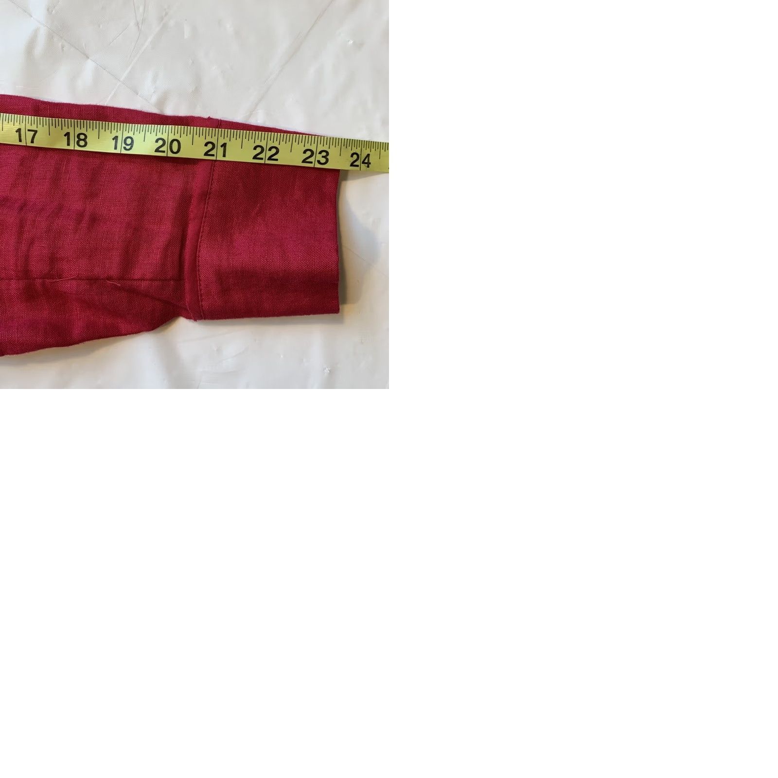 Coldwater Creek Coldwater Creek Jacket Womens 6 100% Linen Button Front Long Sleeve Pockets Pink Size M / US 6-8 / IT 42-44 - 9 Thumbnail