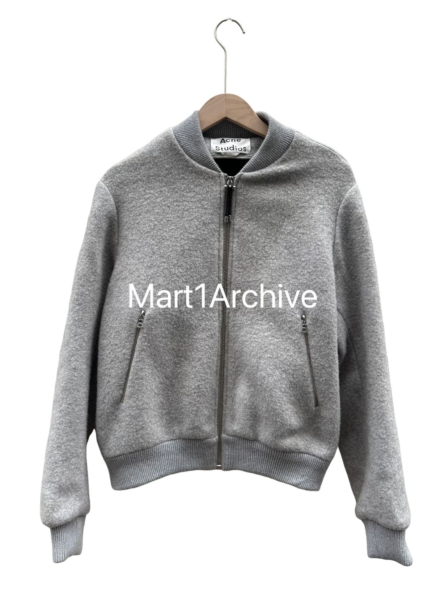 Acne Studios Acne Studios Wool Bomber Jacket Size 36 Size XS / US 0-2 / IT 36-38 - 1 Thumbnail