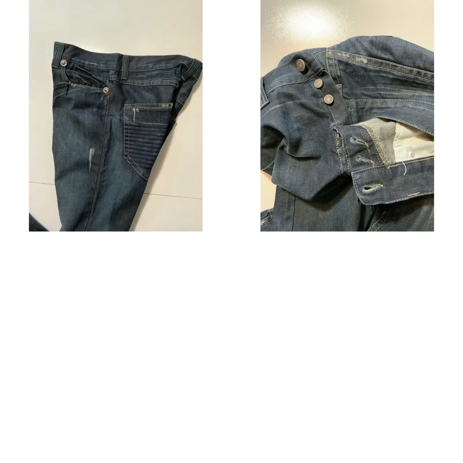 John Richmond VINTAGE John Richmond Jeans Button Fly Rock N Roll Denim Sz. 36 Men Blue 36 Inseam Rock Theme 90s Mens Size US 36 / EU 52 - 10 Thumbnail