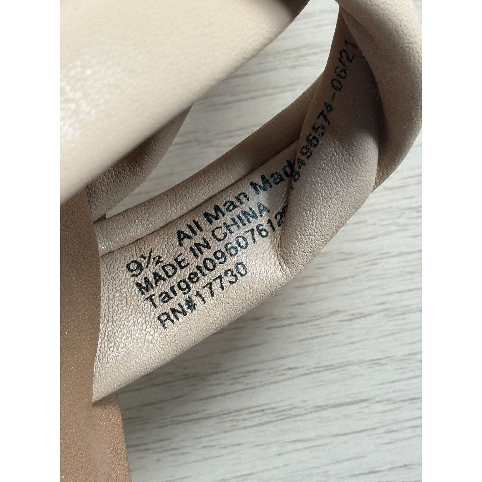 A New Day Brown Open Toe Sandals - Size 9.5 - Mint