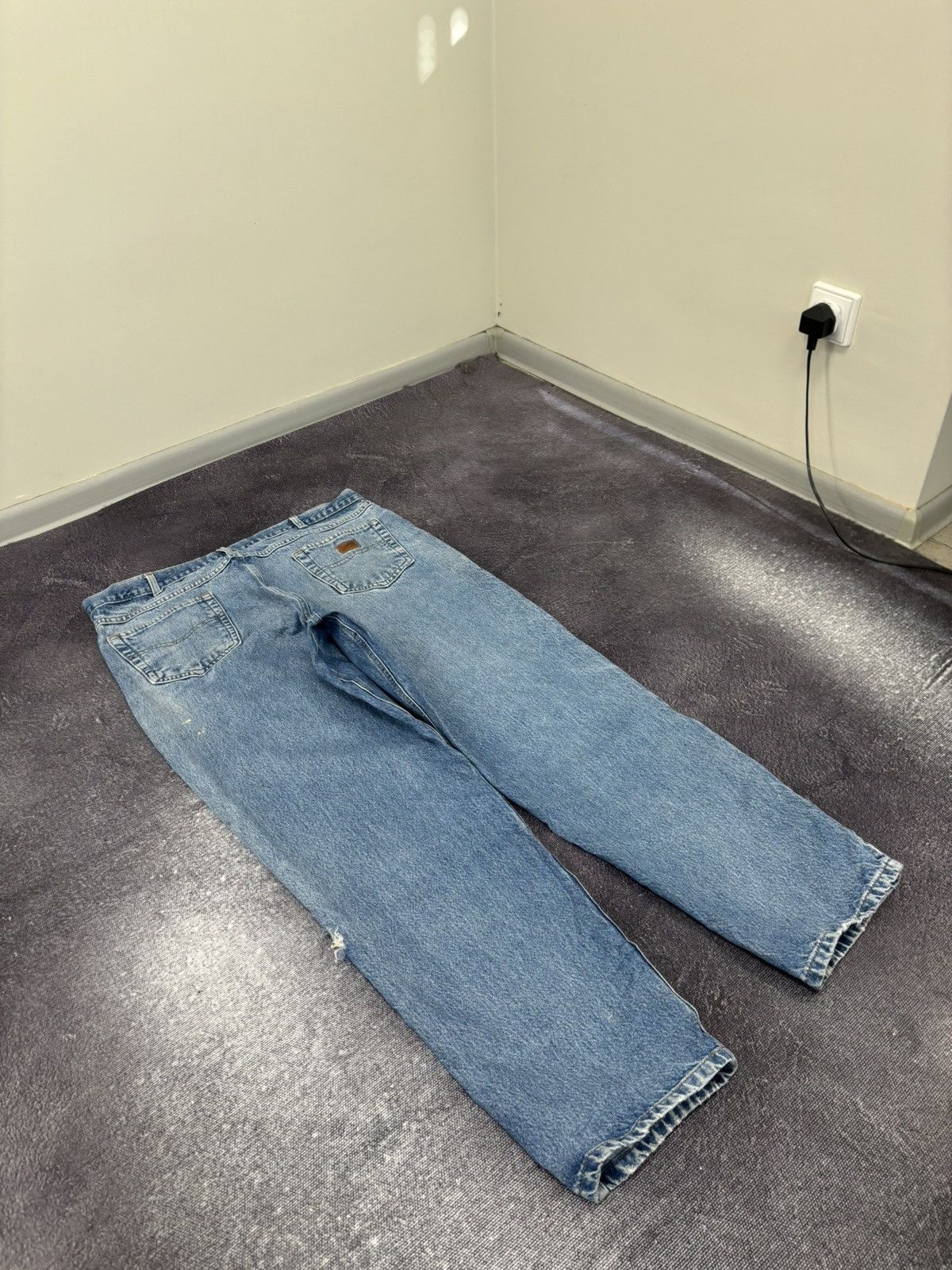 Carhartt Vintage Carhartt Faded Blue USA Denim Hype Baggy Jeans Size US 40 / EU 56 - 4 Thumbnail
