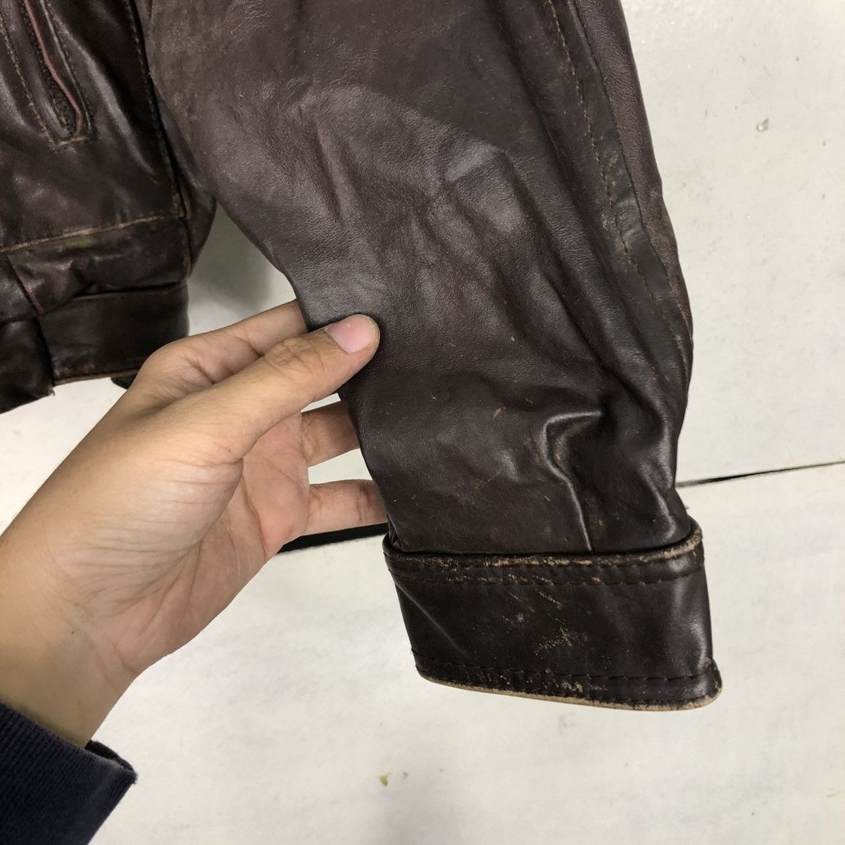 Vintage 🔥VINTAGE BIKER LEATHER JACKET CAMPRI BLANKET ISSEY MIYAKE Size US M / EU 48-50 / 2 - 19 Thumbnail