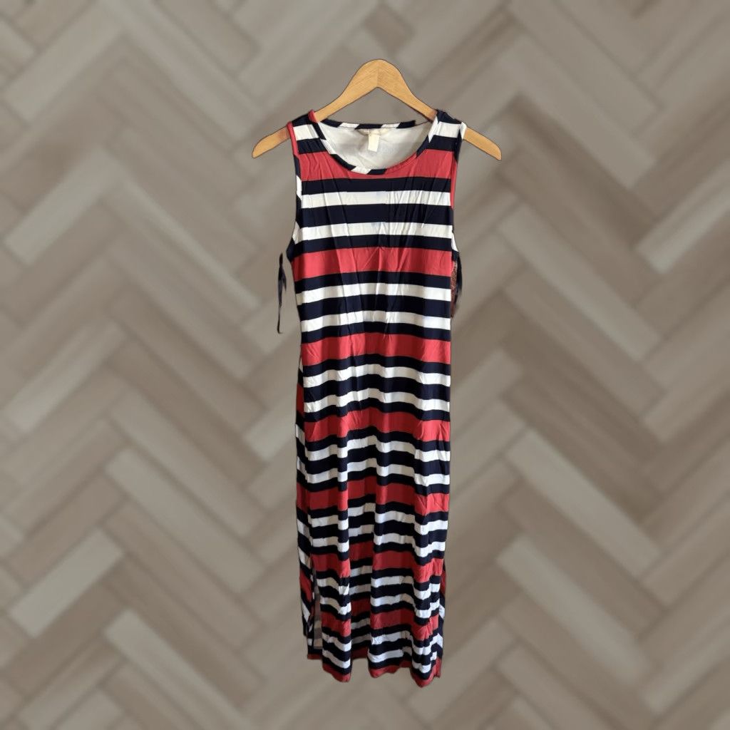 Banana Republic Banana Republic Womens Multicolor Striped Sleeveless Slip Dress Size Small Size S / US 4 / IT 40 - 1 Thumbnail