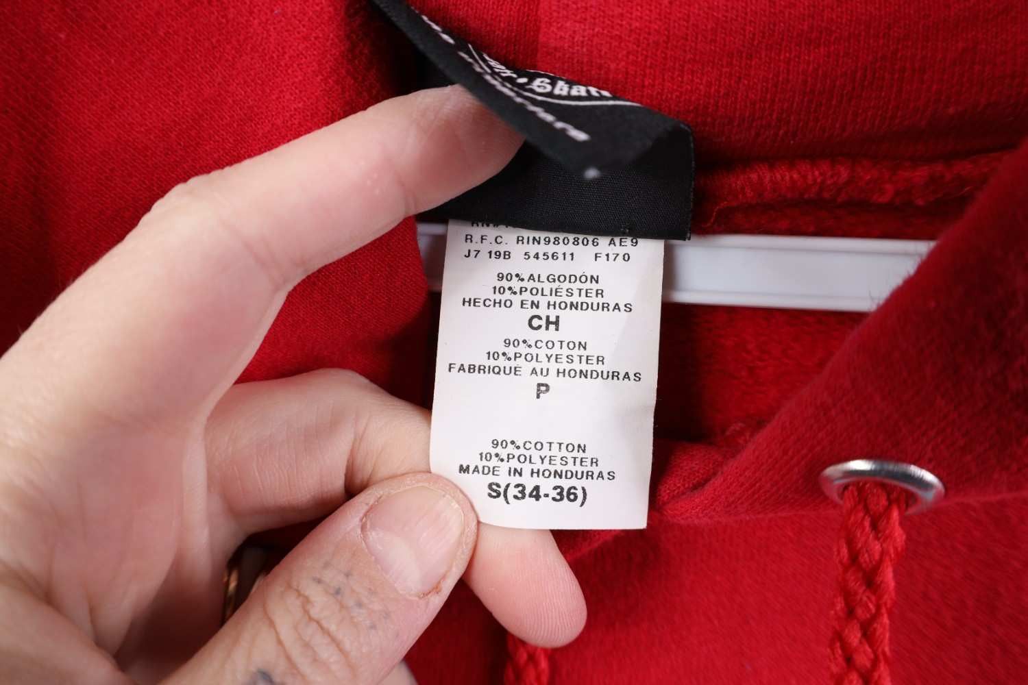 Thrasher Vintage Y2K Thrasher Skateboard Magazine Spell Hoodie Red Size US S / EU 44-46 / 1 - 8 Thumbnail