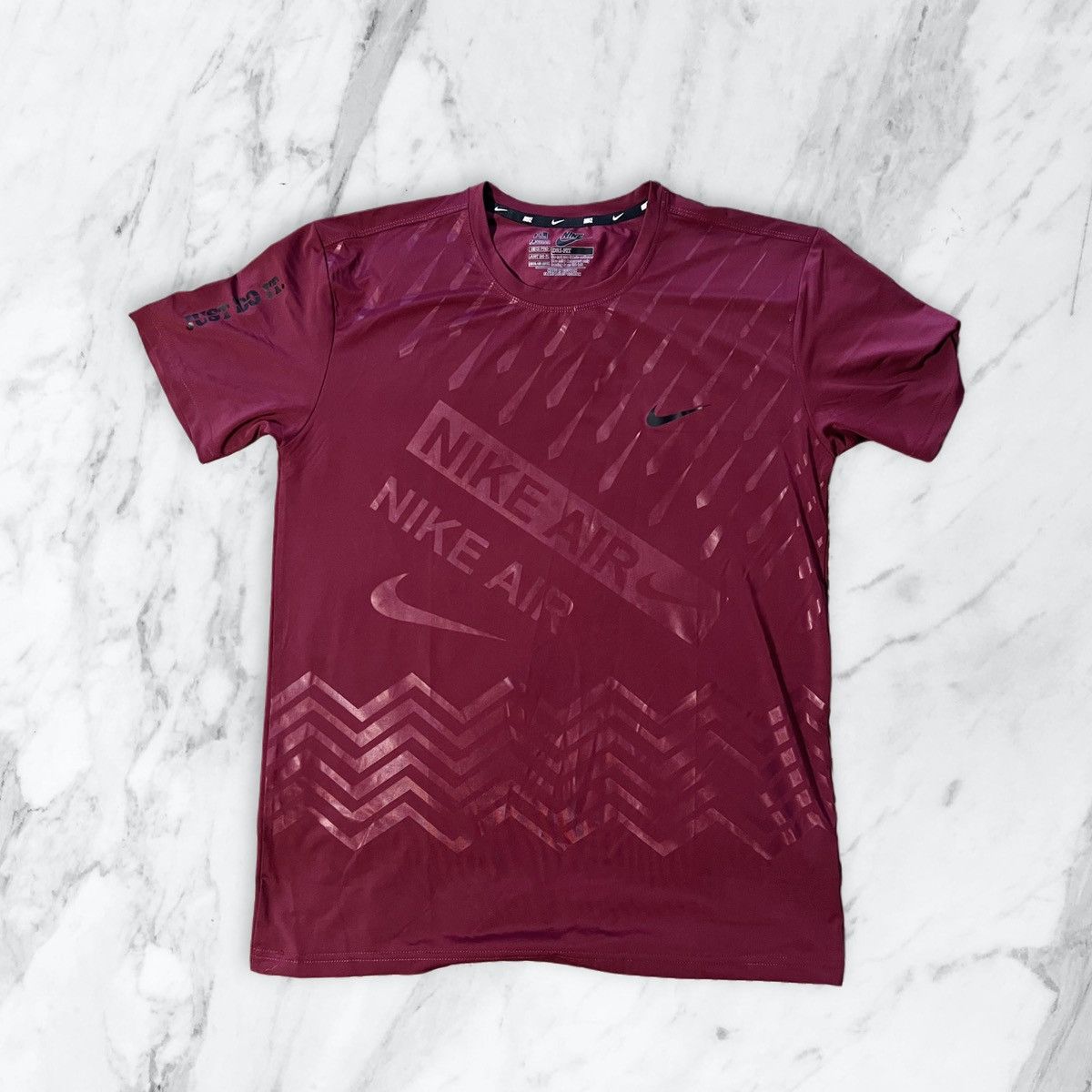 Nike Nike Maroon Compression Shirt Size US XL / EU 56 / 4 - 1 Thumbnail