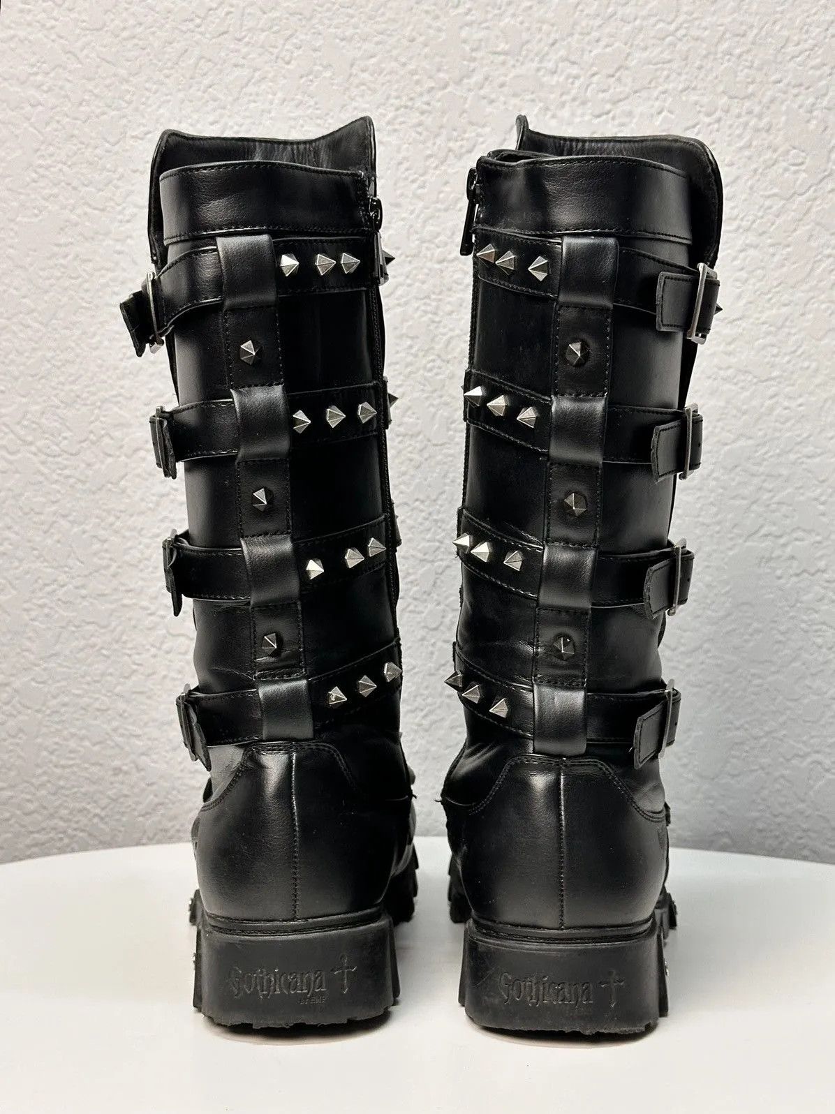 Vintage Vintage Leather boots Gothicana Gothic Style Avantgrade Size US 9 / IT 39 - 5 Thumbnail