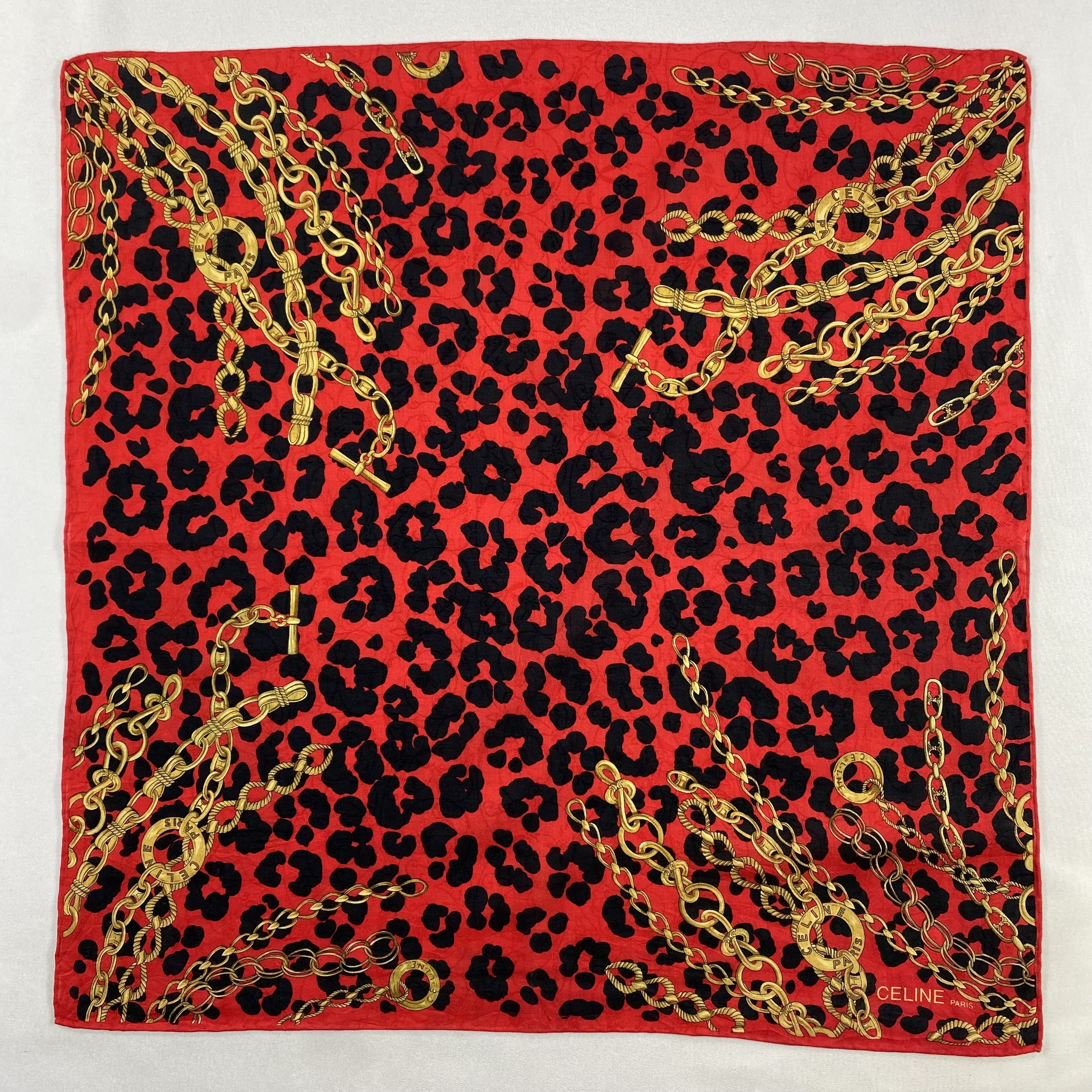 Celine × Vintage Celine Handkerchief / Neckerchief / Bandana-P994 Size ONE SIZE - 1 Thumbnail