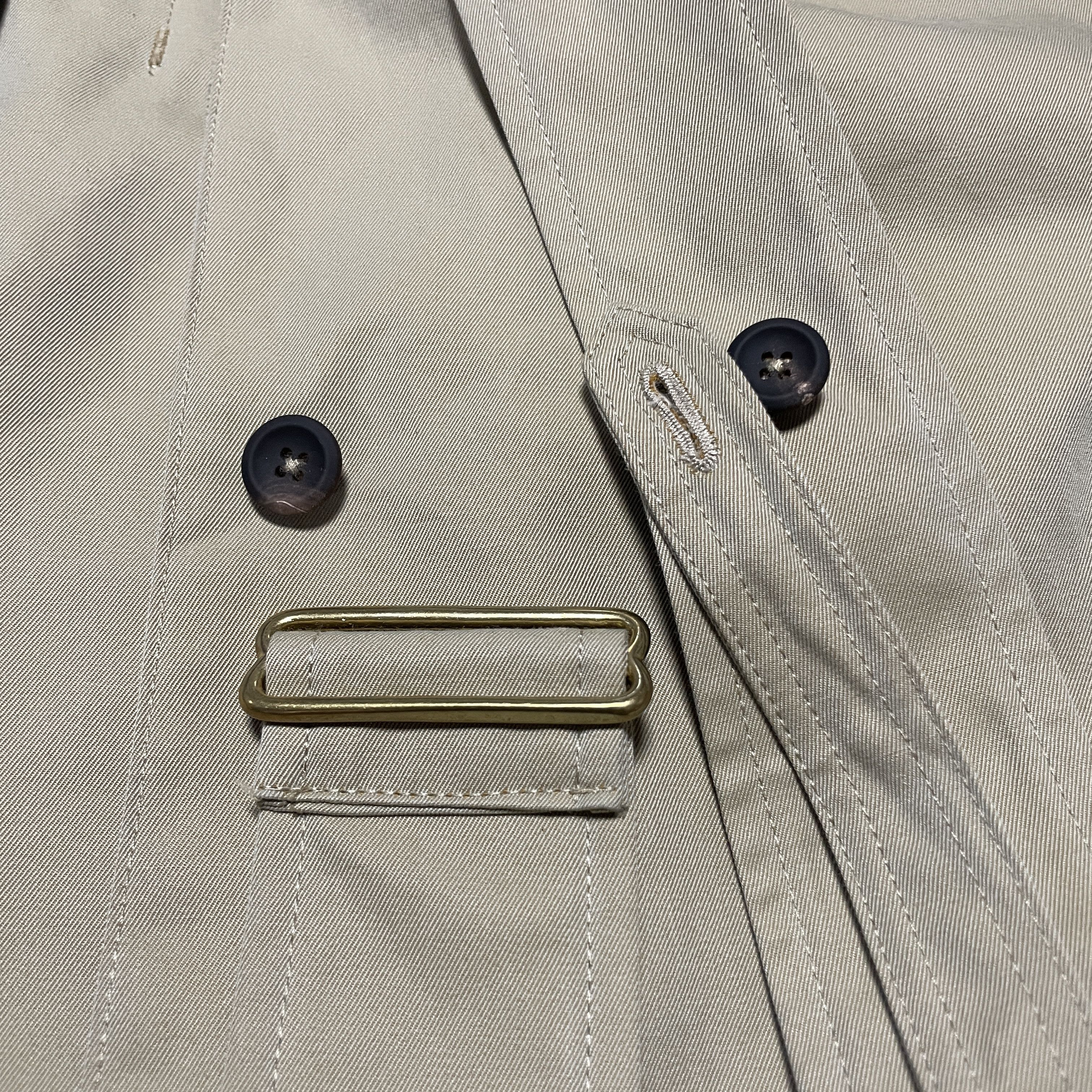 Drake's Drakes Cotton Raglan beige Rain Mac coat Size US S / EU 44-46 / 1 - 8 Thumbnail