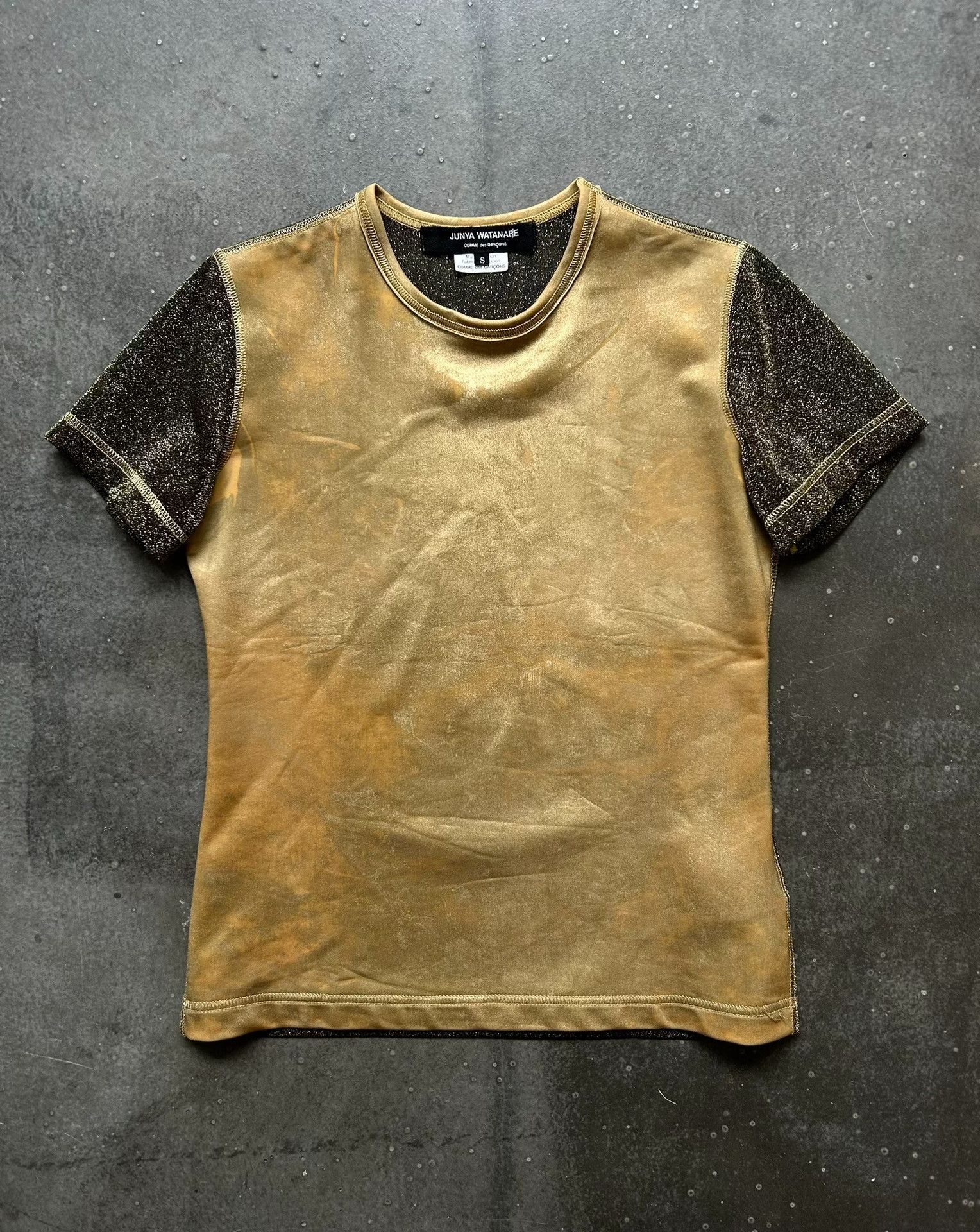 Junya Watanabe junya watanabe metal fabric short sleeve shirt Size US S / EU 44-46 / 1 - 1 Thumbnail