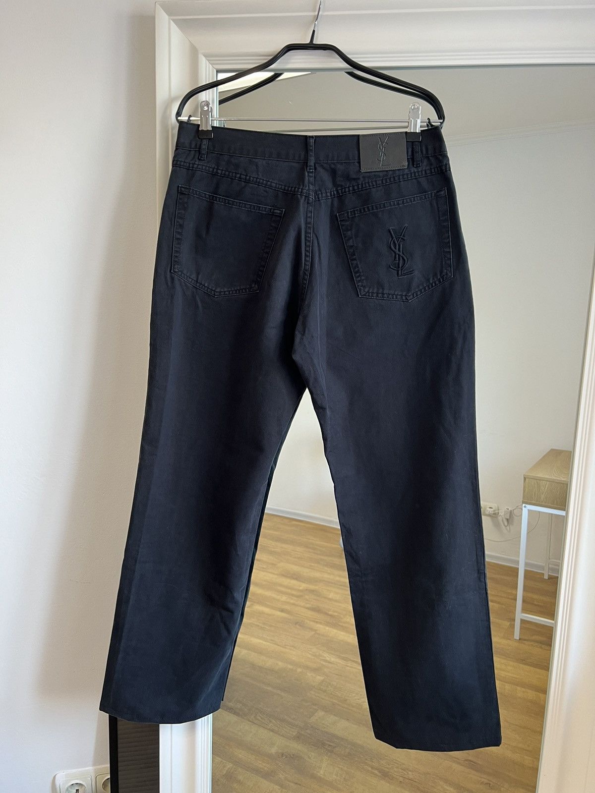 Vintage 2000s YSL Yves Saint Laurent Chino Trousers Size W35
