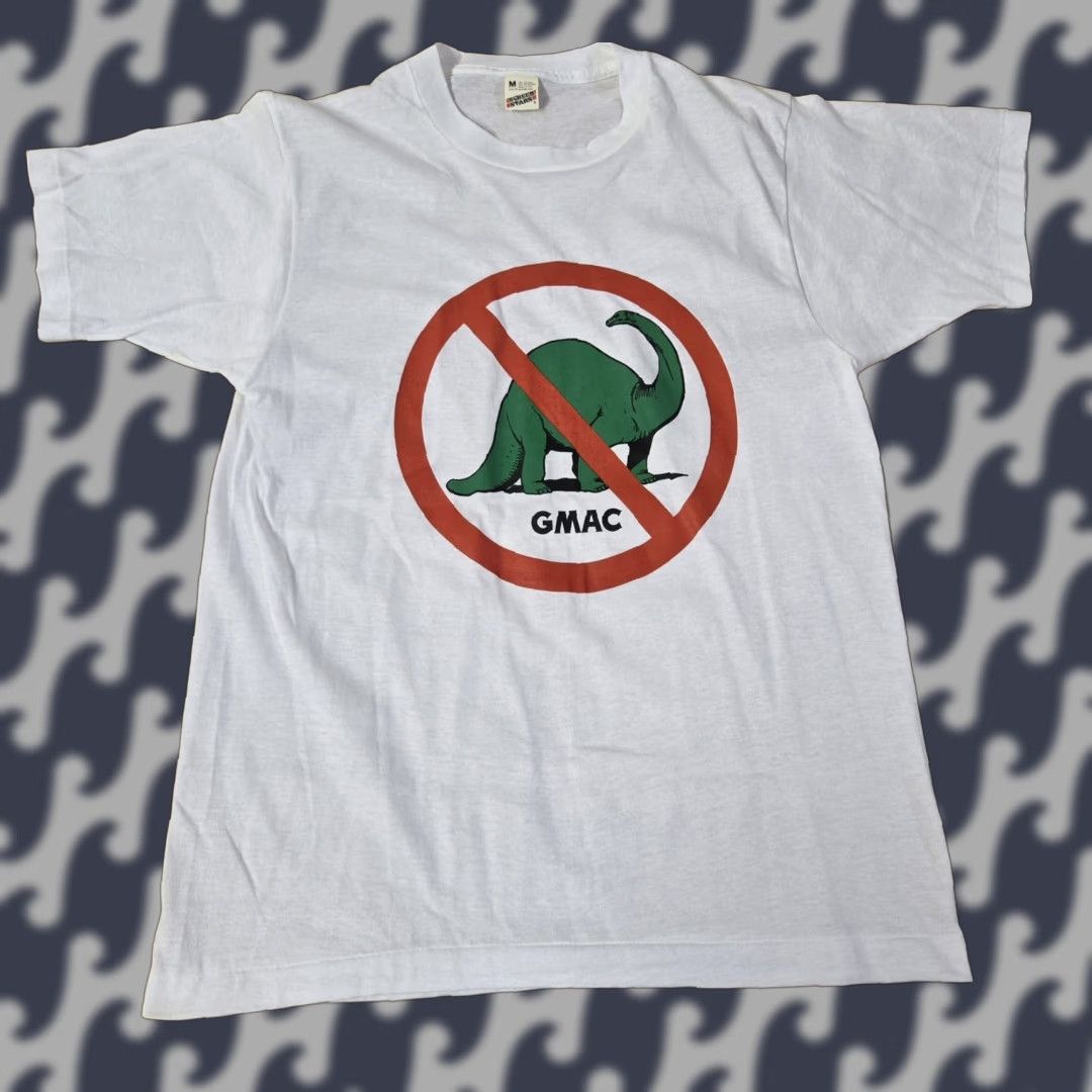 Vintage VINTAGE Screen Stars Dinosaur Shirt Mens M White 90s Funny Graphic No GMAC Size US M / EU 48-50 / 2 - 1 Thumbnail