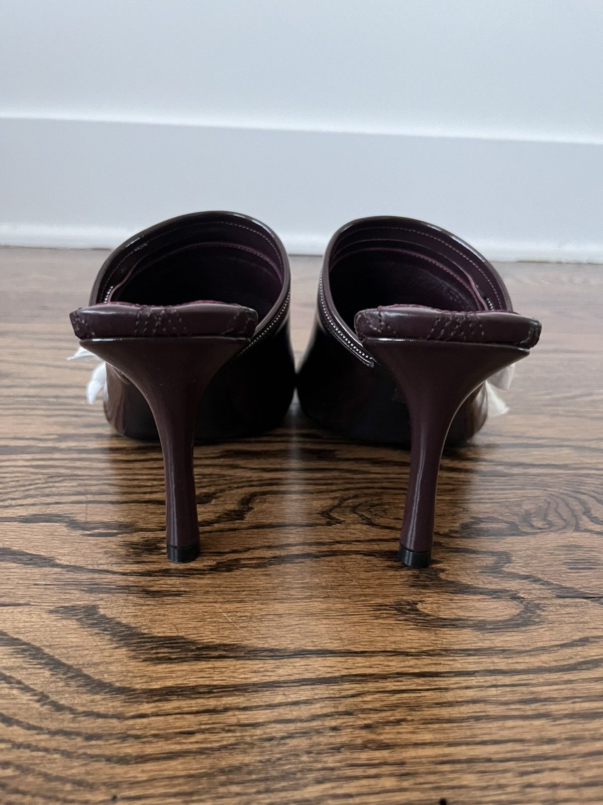 Burberry Burberry Leather Peep Sandals Size US 7.5 / IT 37.5 - 12 Thumbnail