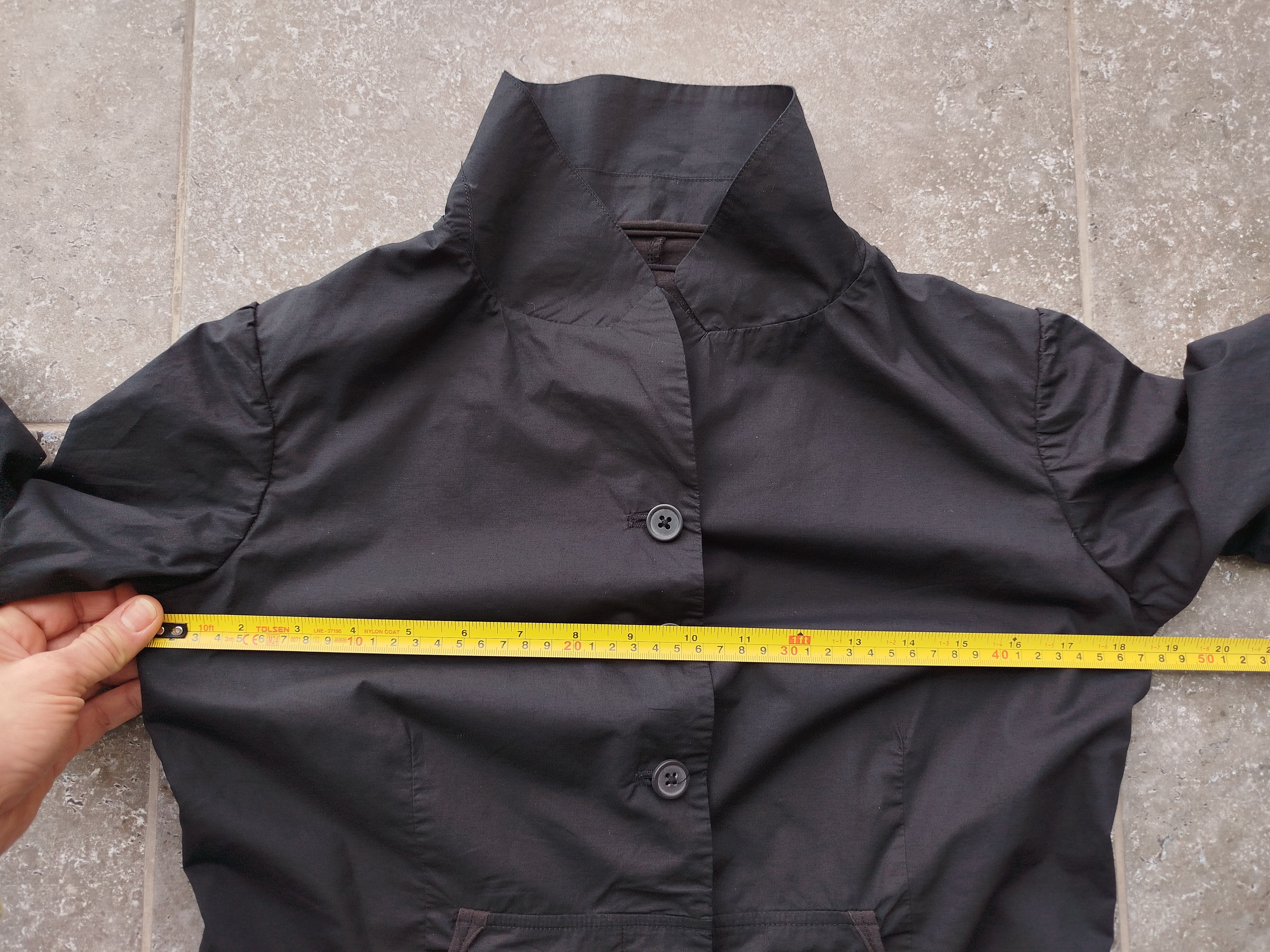 Rundholz Blazer Top Long Sleeve Pockets Layered Cotton Size M Size M / US 6-8 / IT 42-44 - 9 Thumbnail