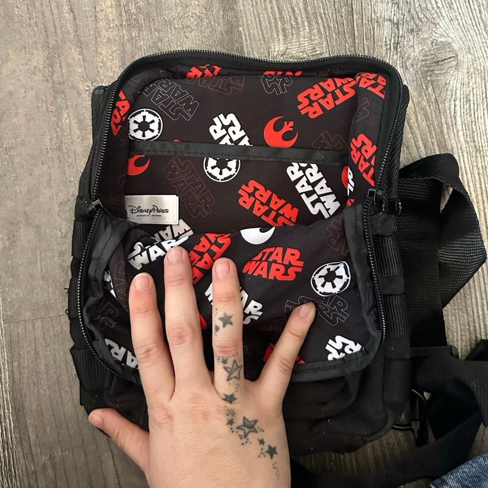 Disney disney star wars black canvas fanny pack bag backpack Size ONE SIZE - 4 Thumbnail