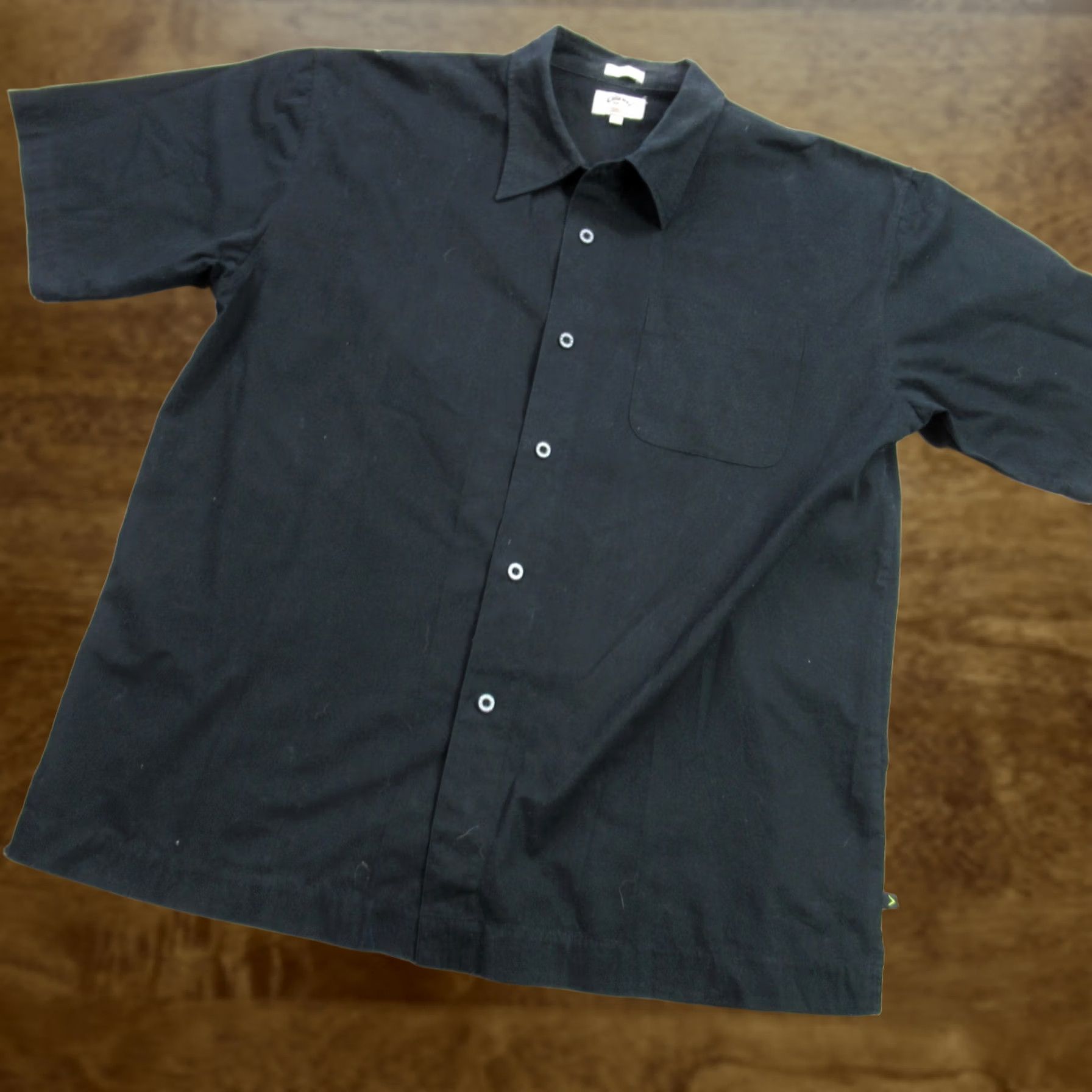 Callaway Callaway Shirt XL Black Casual Lightweight Short Sleeve Button Front Mens Size US XL / EU 56 / 4 - 1 Thumbnail
