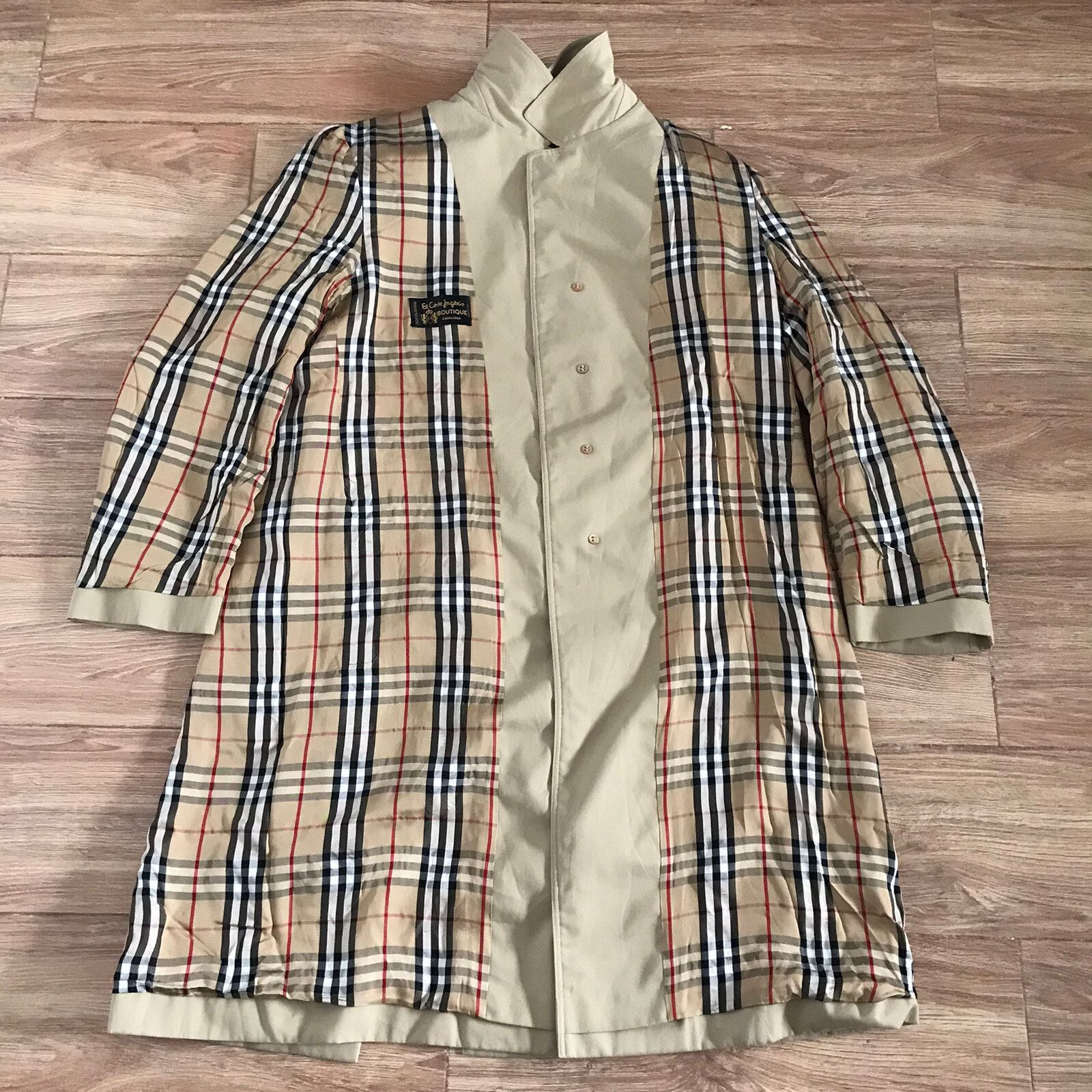 Burberry vintage Burberry's Trench Coat jacket Nova Check overcoat Size US XL / EU 56 / 4 - 6 Thumbnail