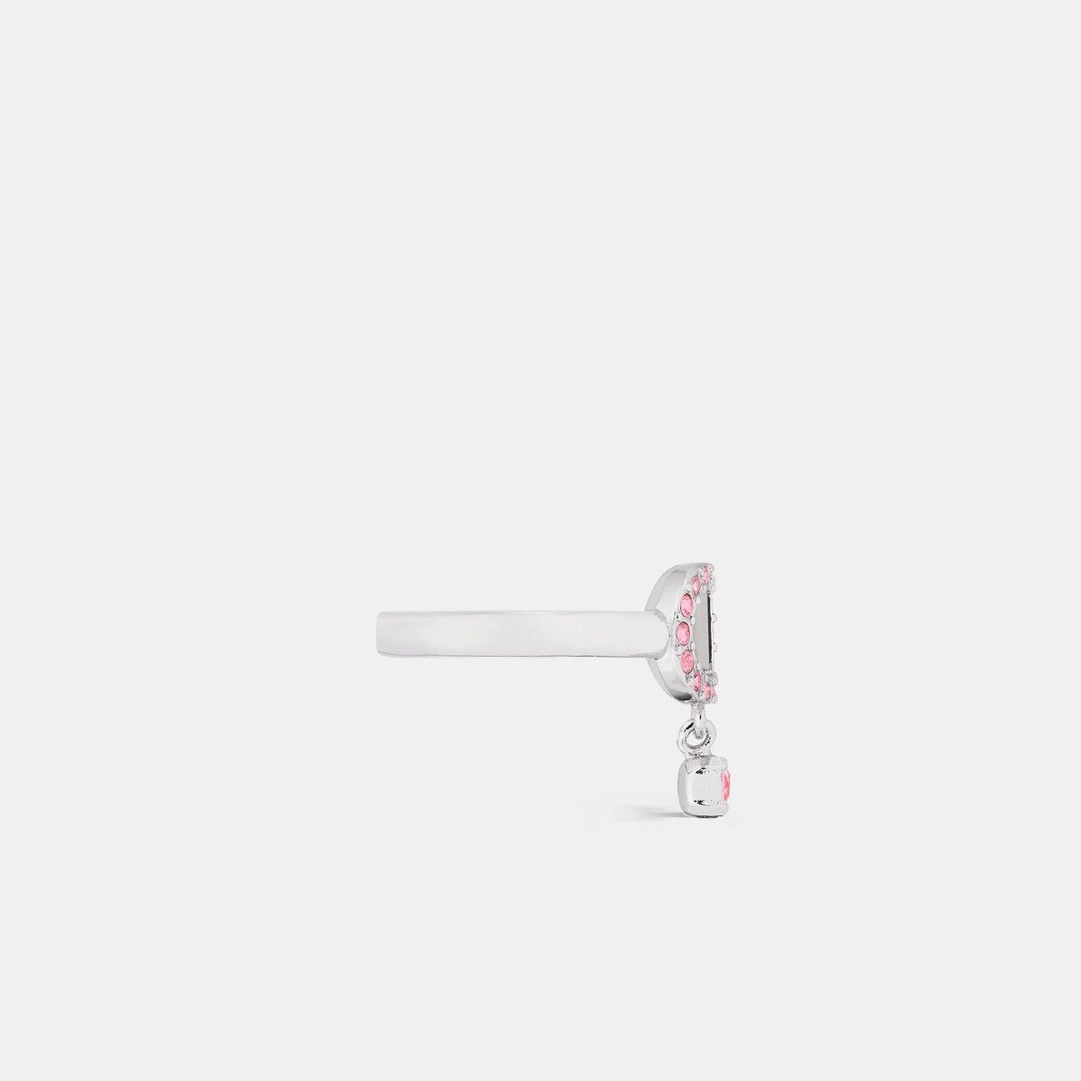 Dior o1bcso1str0126 Size:OS/Petit Cd Ring in Silver/Pink Size ONE SIZE - 2 Thumbnail