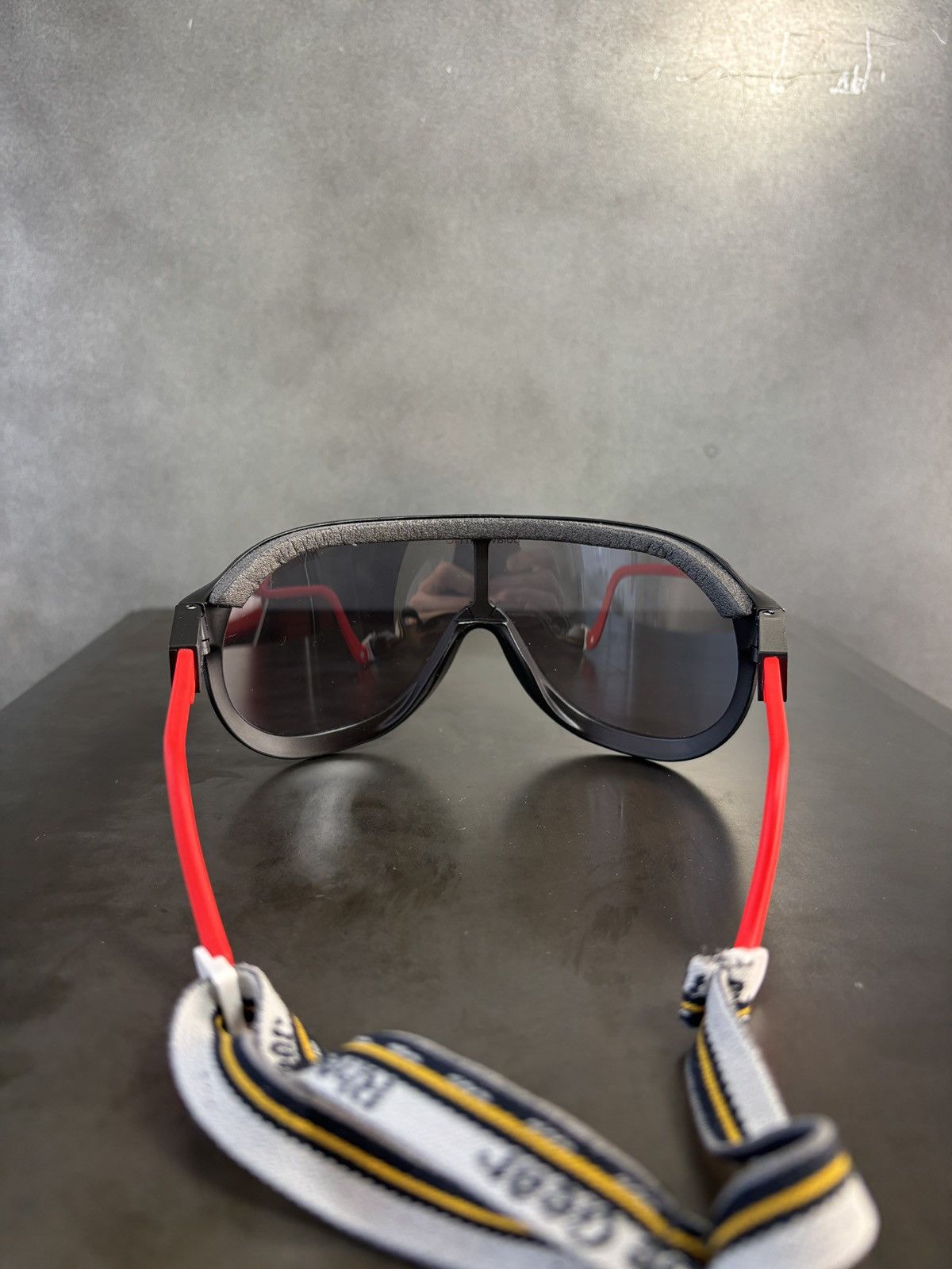Other × Vintage 1980s Uvex Sportstyle Shield Sunglasses Vintage Cycling USA Size ONE SIZE - 18 Thumbnail