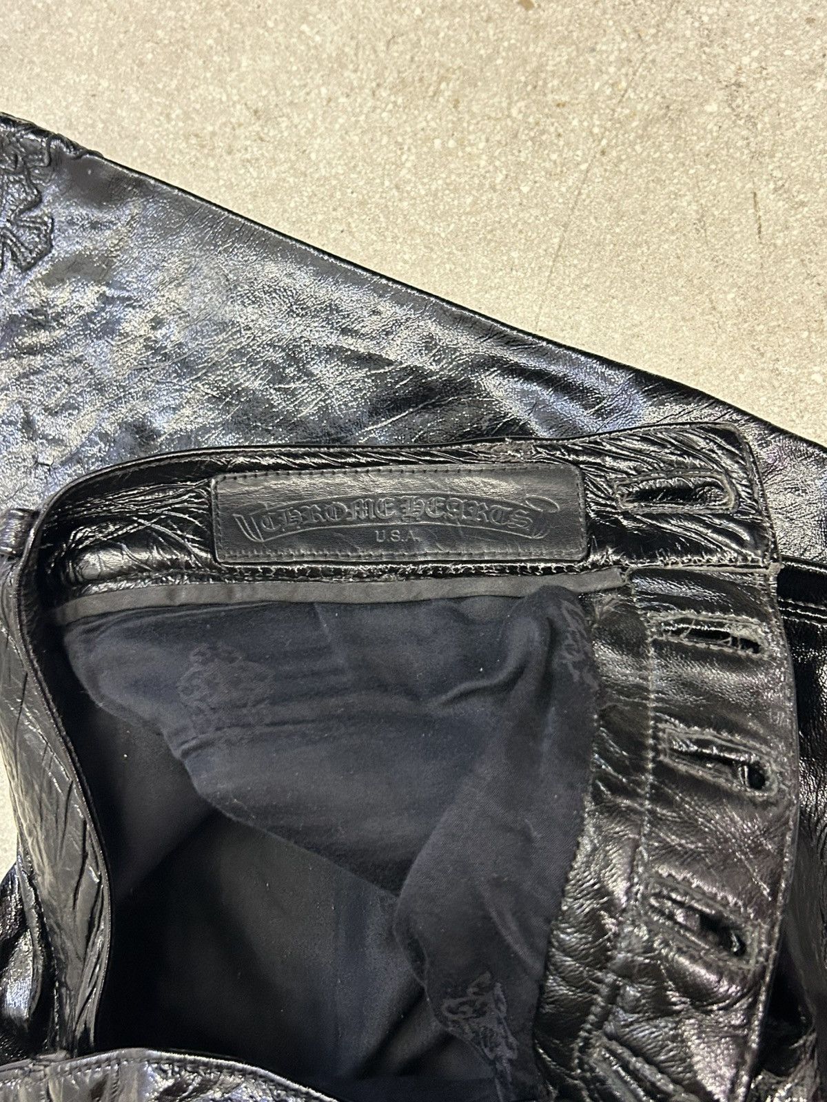 Chrome Hearts Chrome Hearts Vintage Flooded Fleur Knee Pants Size US 26 / EU 42 - 14 Thumbnail
