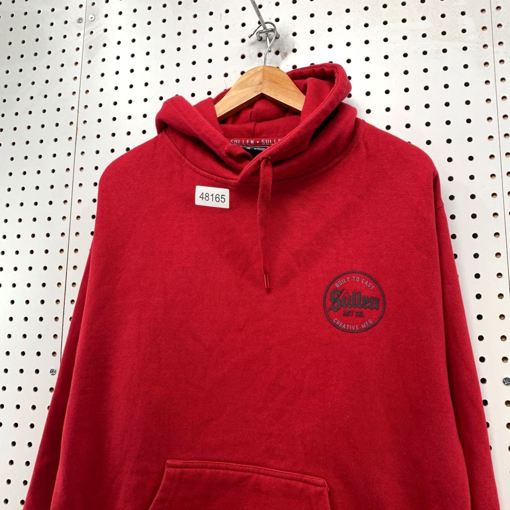 Vintage Sullen Hoodie Sweatshirt Mens Medium Red Art Collective Hooded Pullover Size US M / EU 48-50 / 2 - 7 Thumbnail