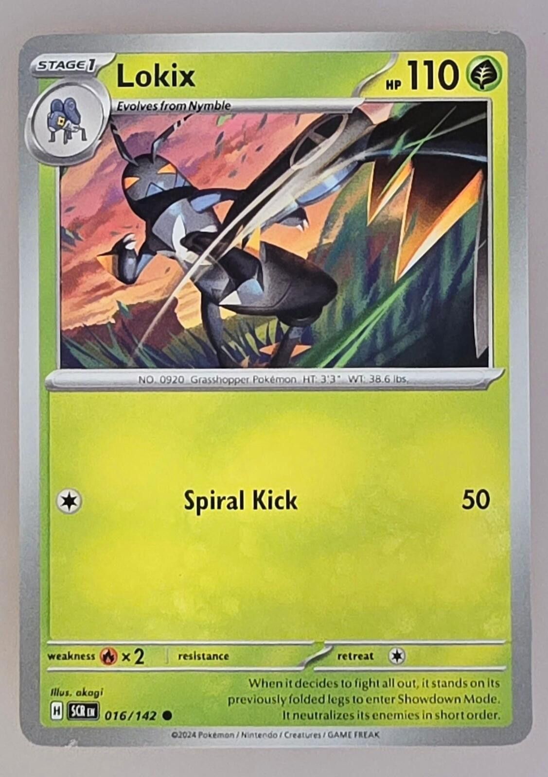 Pokemon Lokix #16 Size ONE SIZE - 1 Thumbnail