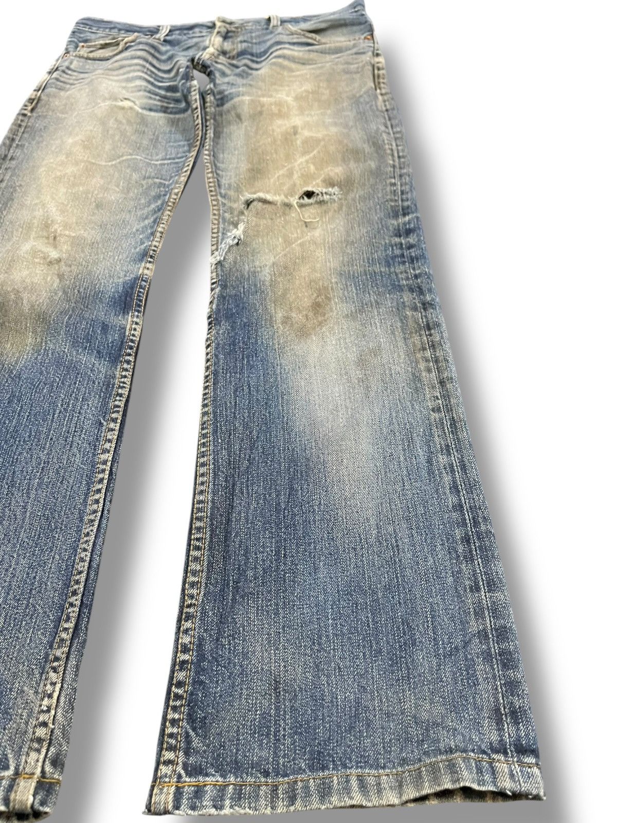 Eddie Bauer × Japanese Brand Vintage Eddie Bauer Mudwash Distressed Denim Size US 34 / EU 50 - 3 Thumbnail