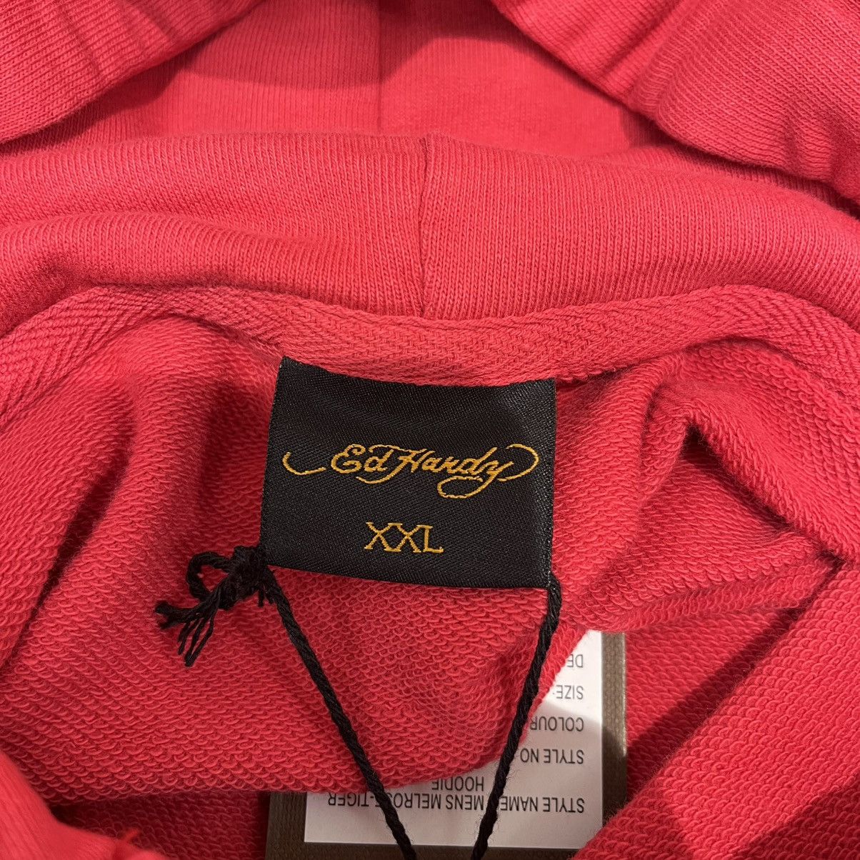 Ed Hardy Ed Hardy Tiger Hoodie Red Size US XXL / EU 58 / 5 - 5 Thumbnail