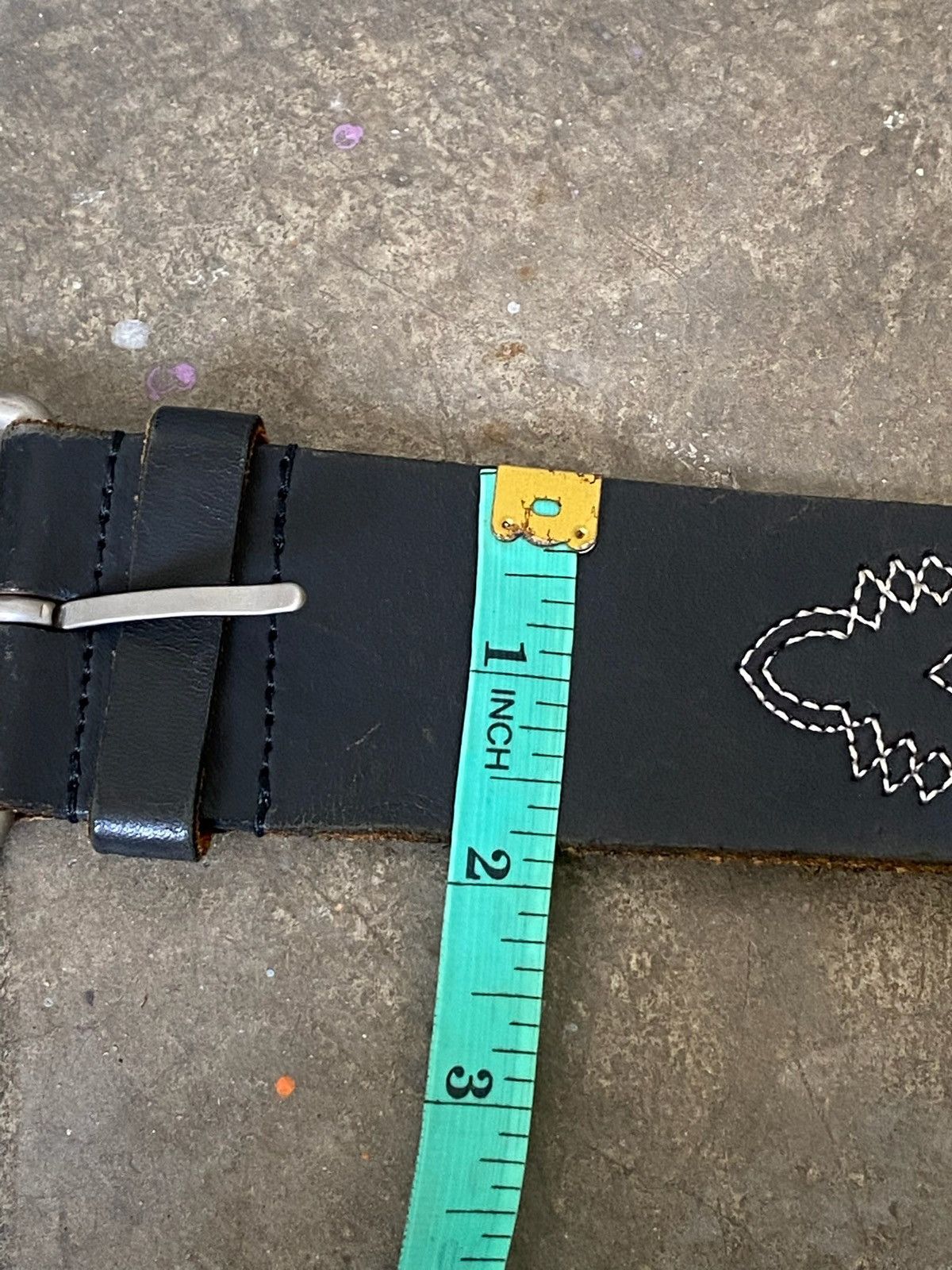 Comme des Garcons Comme Des Garcons Western Belt Black Leather Size ONE SIZE - 2 Thumbnail