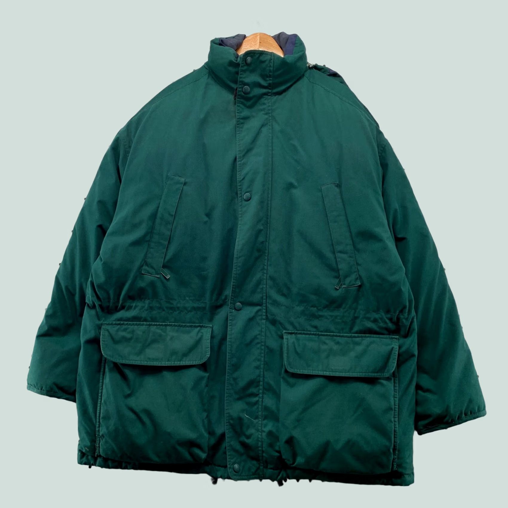 Eddie Bauer VINTAGE Eddie Bauer Parka Down Jacket Mens Large Green Ridgeline Hooded Puffer Size US L / EU 52-54 / 3 - 1 Thumbnail