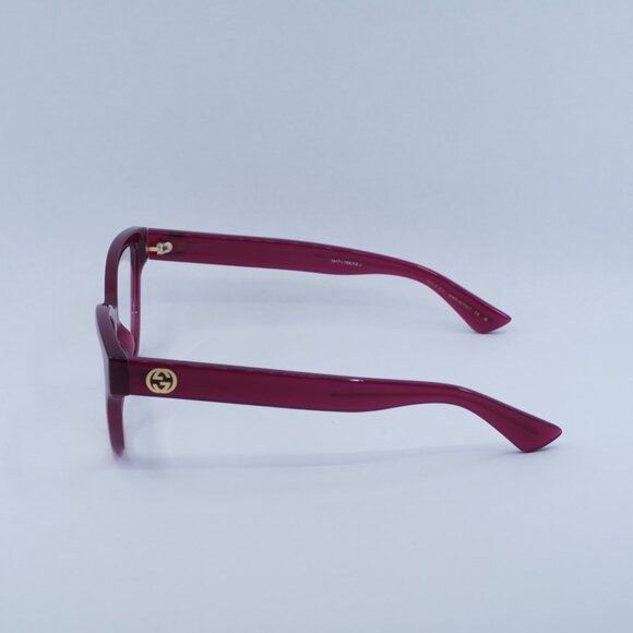 Gucci 🕶️ New Gucci GG1581O 003 Eyeglasses - Fuchsia Frame Size ONE SIZE - 8 Thumbnail