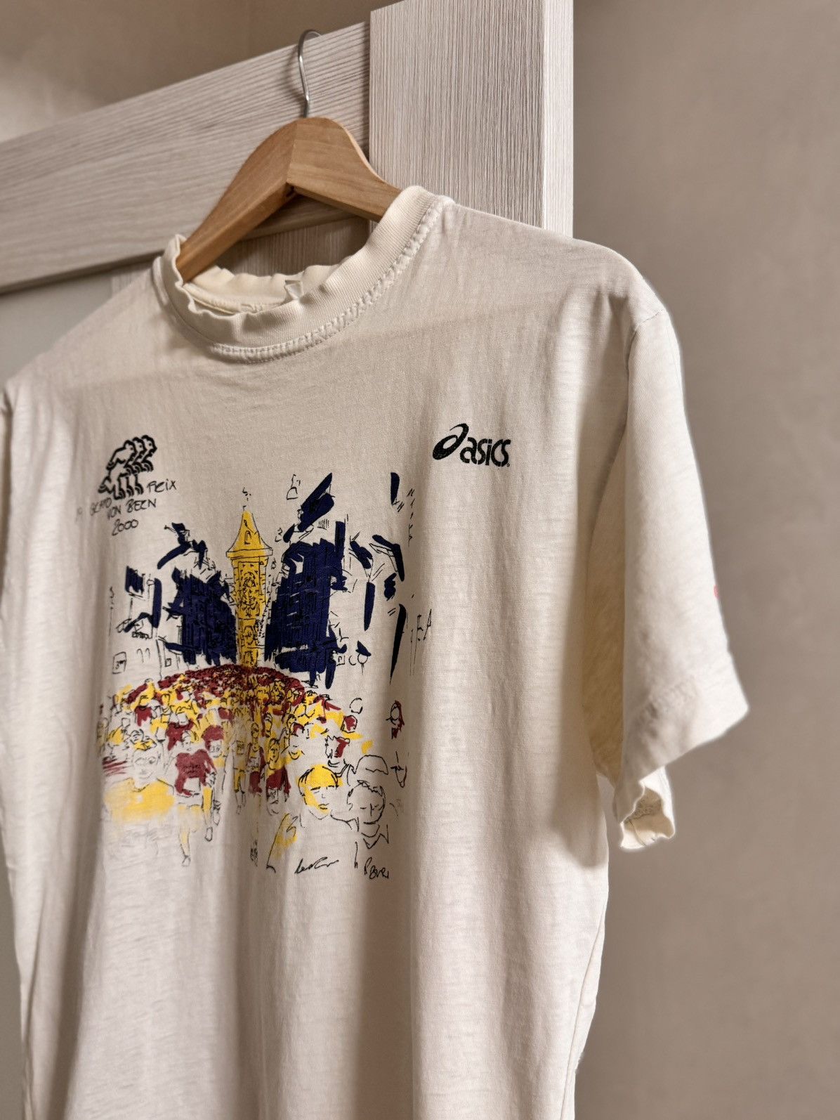 Asics × Vintage 1994 Vintage❗️Grandprix Volksbank BPS t-shirt Run Running Size US S / EU 44-46 / 1 - 3 Thumbnail