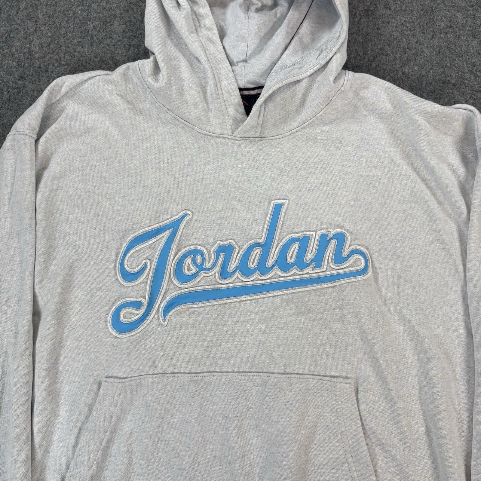 Jordan Brand Jordan Flight MVP Fleece Pullover Light Gray Men XL Hoodie Size US XL / EU 56 / 4 - 2 Thumbnail