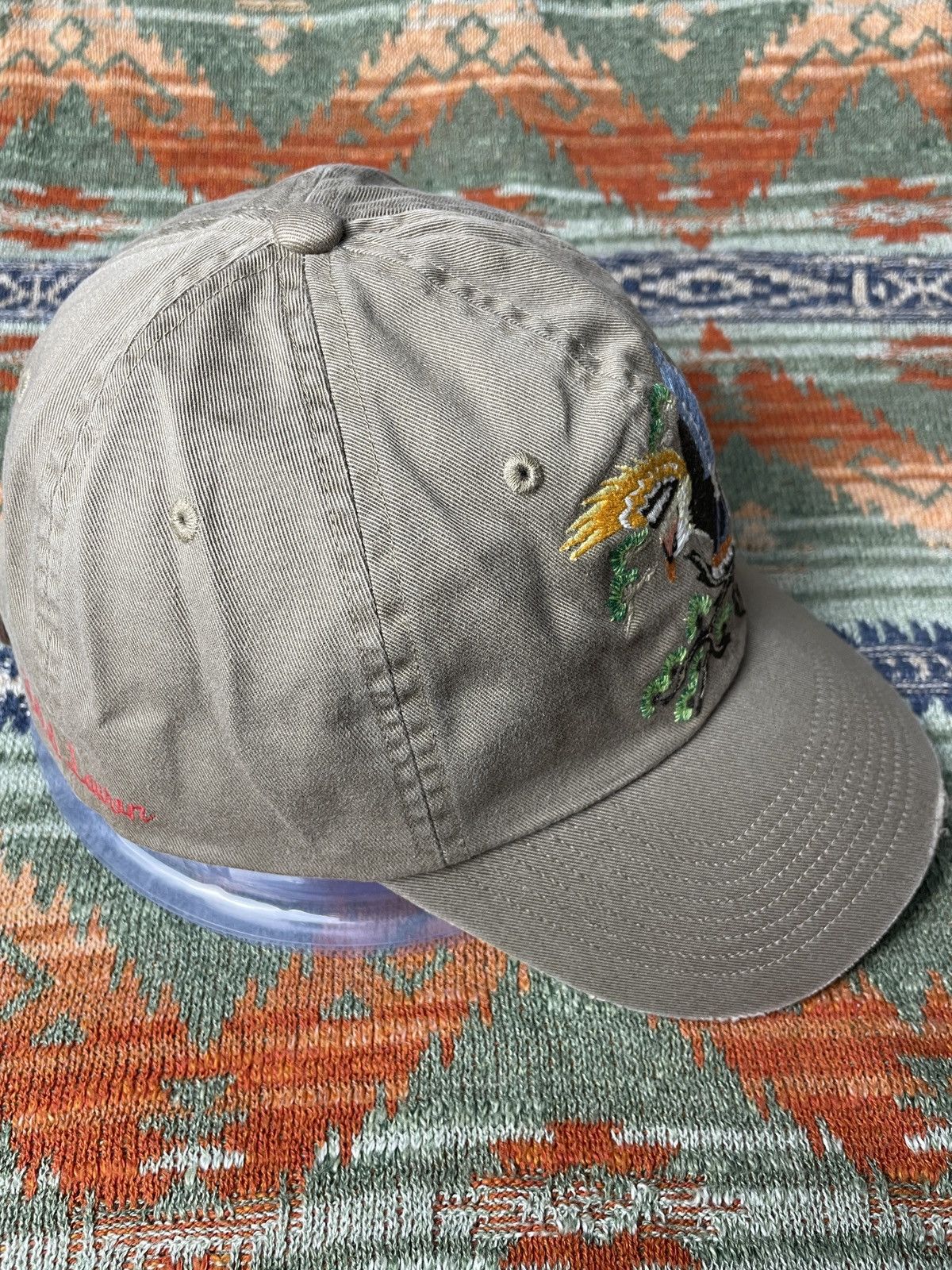 Polo Ralph Lauren Ralph Lauren Rare Leather Baseball Hat cap Size ONE SIZE - 3 Thumbnail