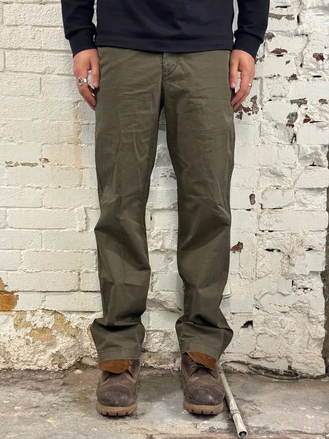 Prada AW2006 Prada Khaki Chino Pants Size US 32 / EU 48 - 2 Thumbnail