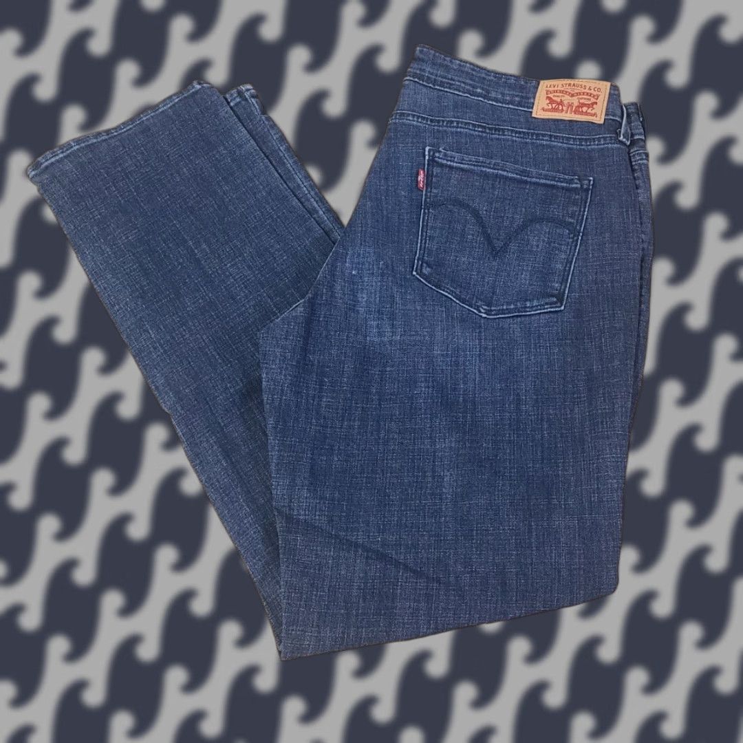 Levi's Levi's Jeans Womens 33 x 32 Blue Mid Rise Skinny Stretch Denim Regular Inseam 30 Jeans Modern Classic College Preppy Mens? Girls? Wait Size 24" / US 00 / IT 34 - 1 Thumbnail
