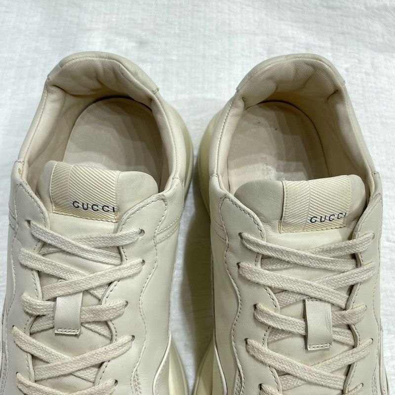Gucci Gucci Rhyton Logo Sneakers in Ivory - Size US 10.5 / EU 43-44 - 3 Thumbnail