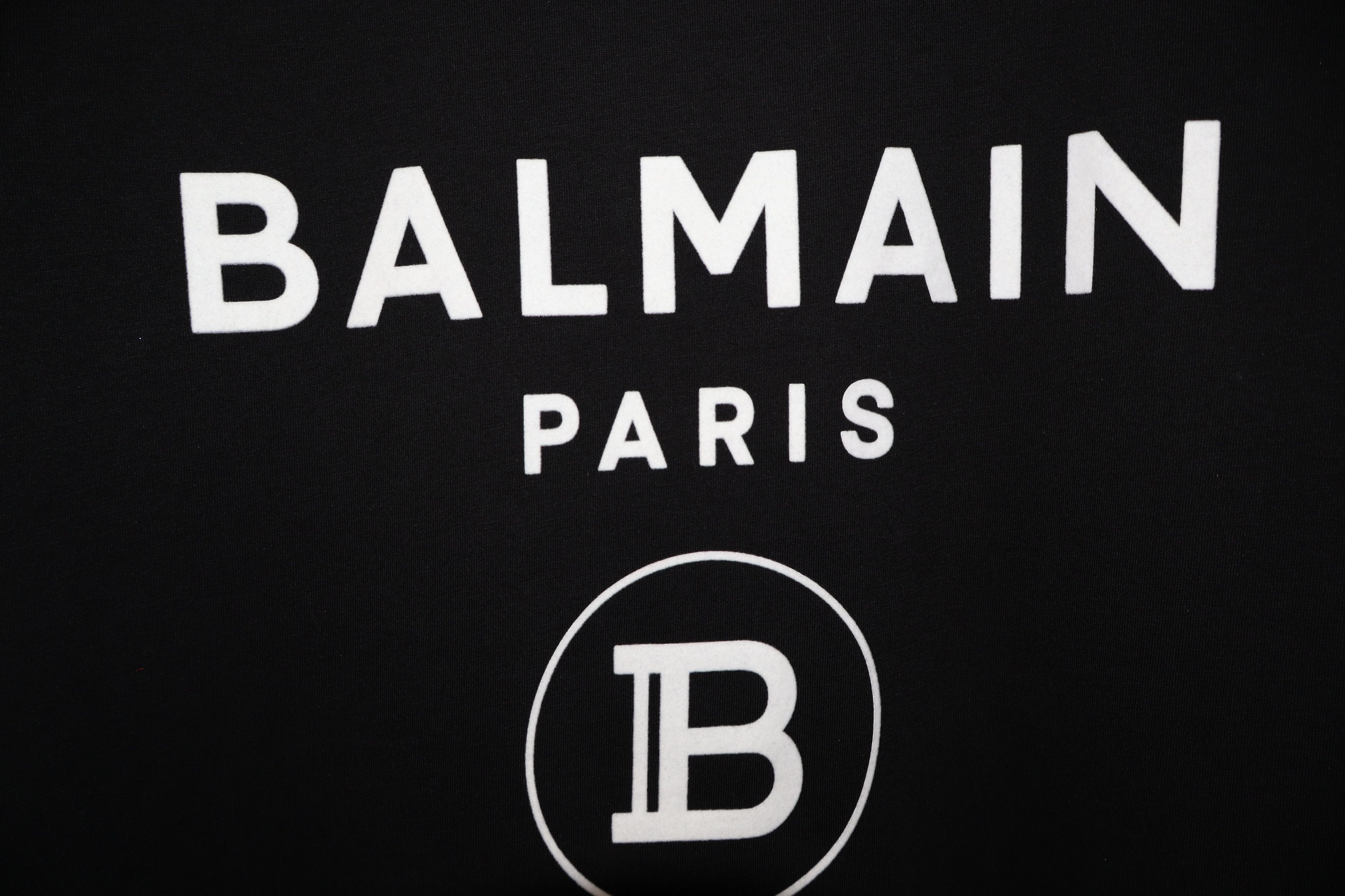 Balmain Flock logo print t-shirt Size US S / EU 44-46 / 1 - 2 Thumbnail