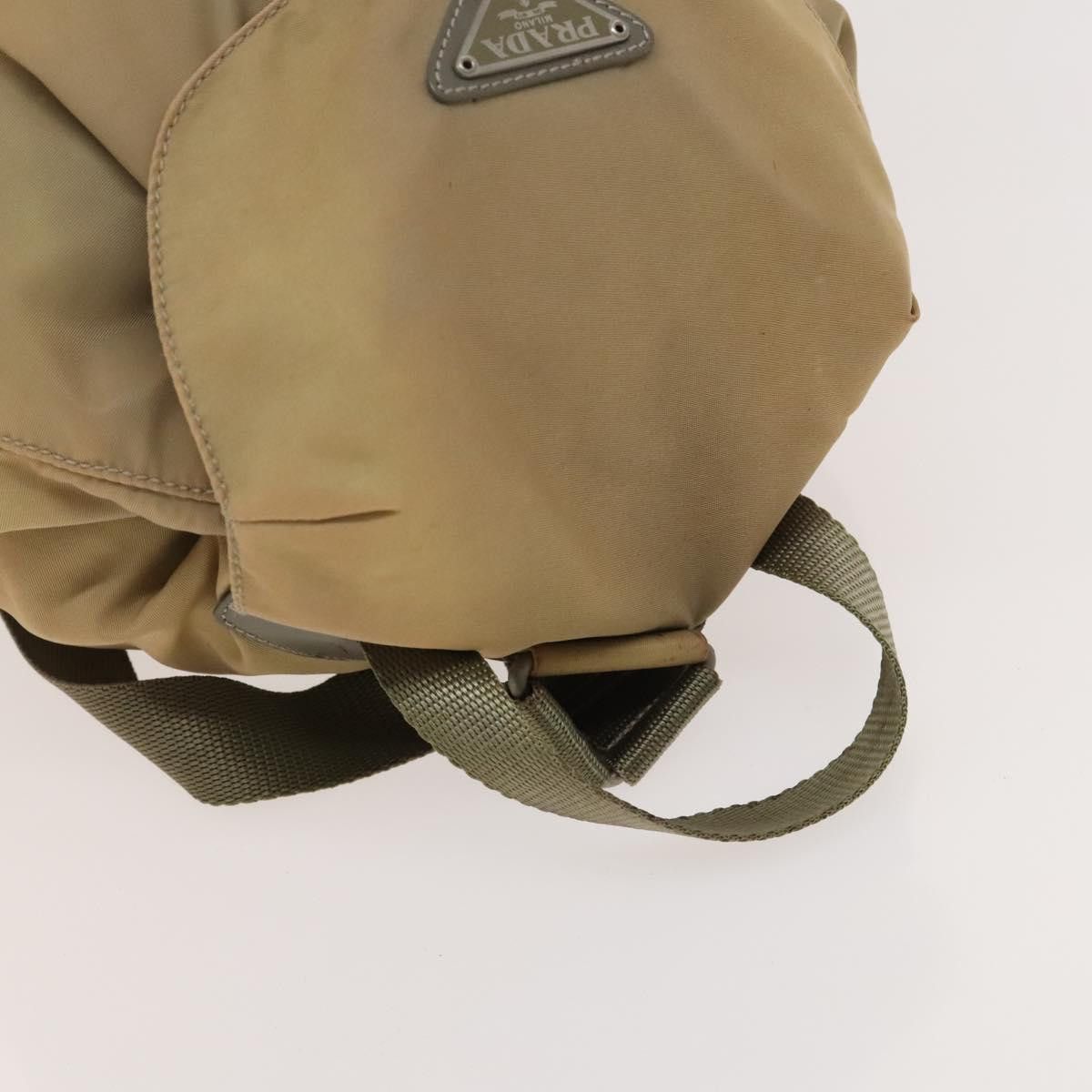 Prada PRADA Backpack Nylon Beige Silver Size ONE SIZE - 6 Thumbnail