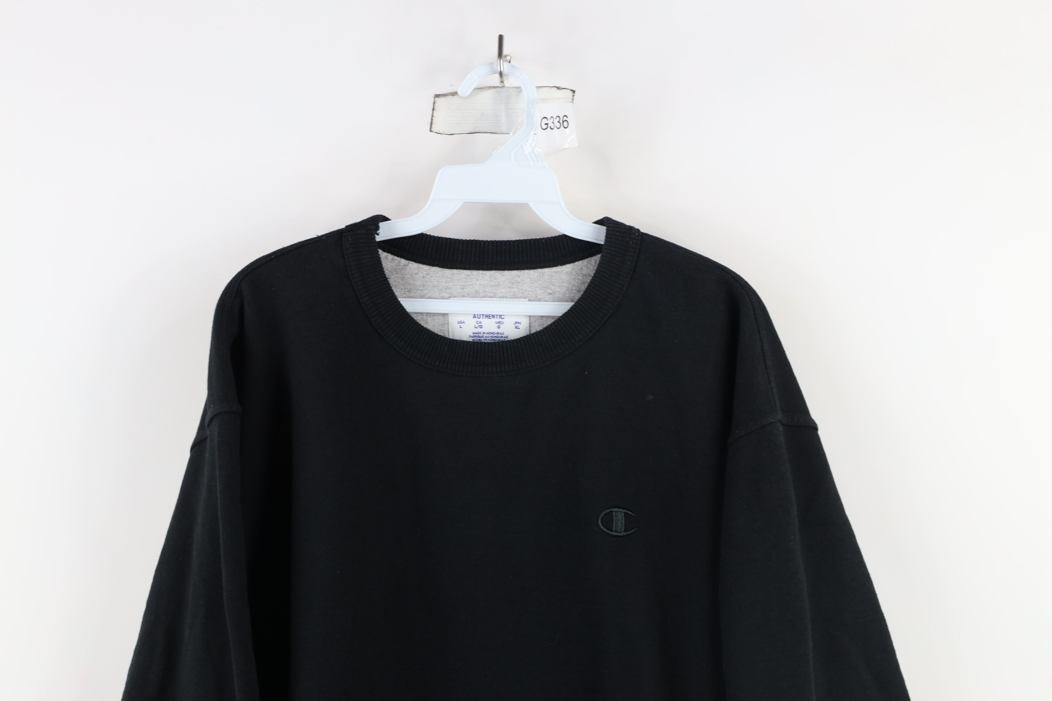 Champion × Vintage Vintage Champion Triple Classic Logo Crewneck Sweatshirt Size US L / EU 52-54 / 3 - 2 Thumbnail