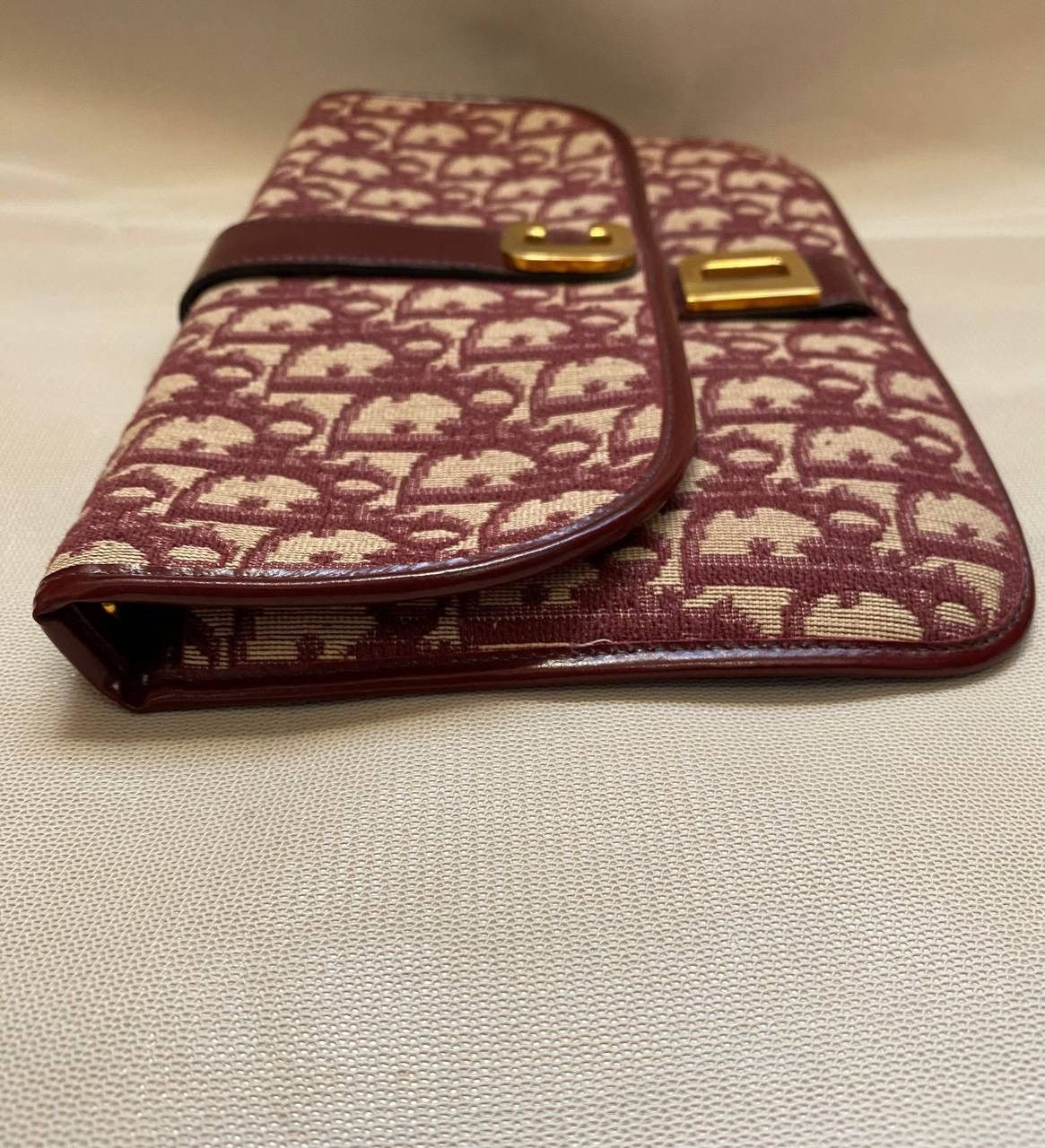 Christian Dior Monsieur × Dior 👜 Vintage Christian Dior Monogram Clutch very rare Size ONE SIZE - 7 Thumbnail