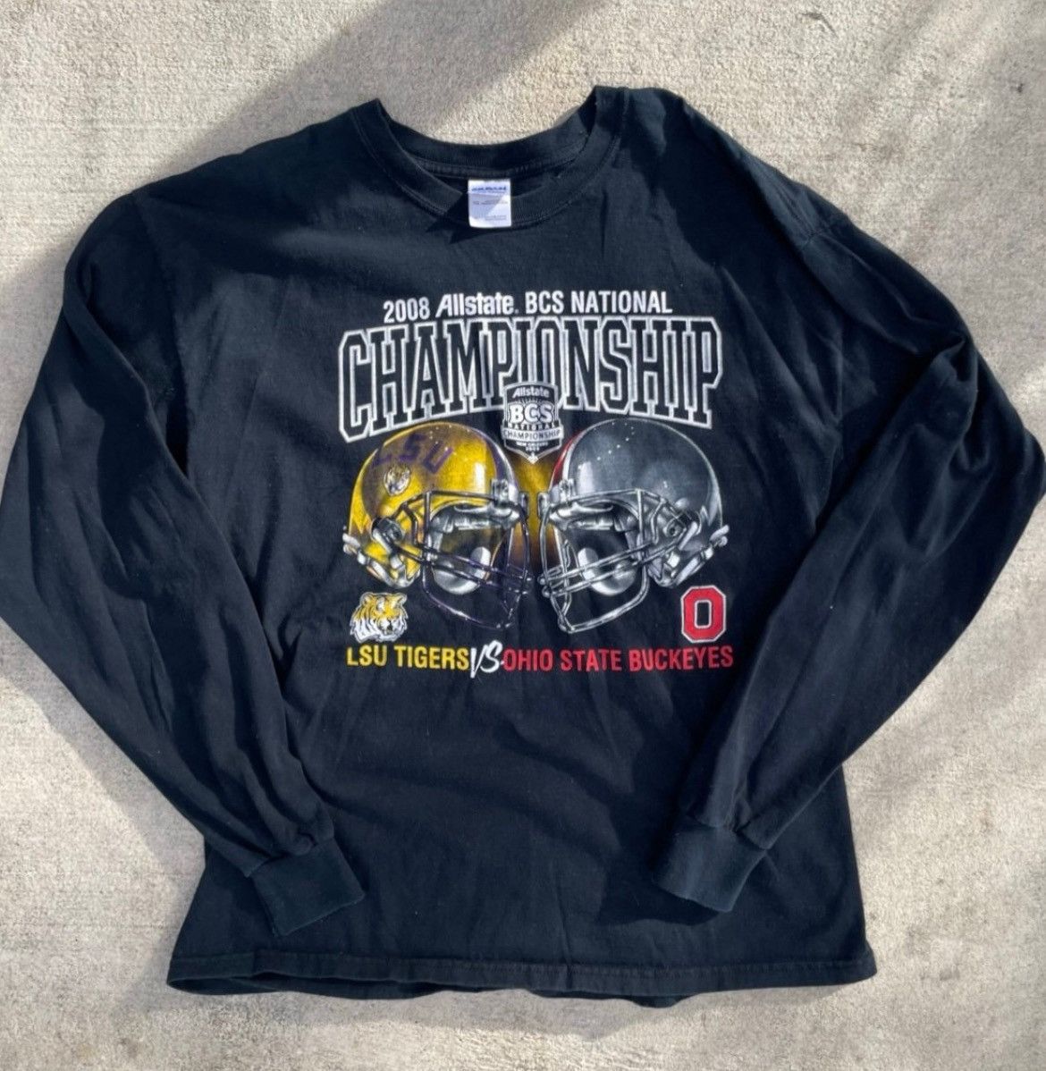 Gildan 2008 Allstate BCS National Championship LSU Tigers vs Ohio Size US XL / EU 56 / 4 - 6 Thumbnail