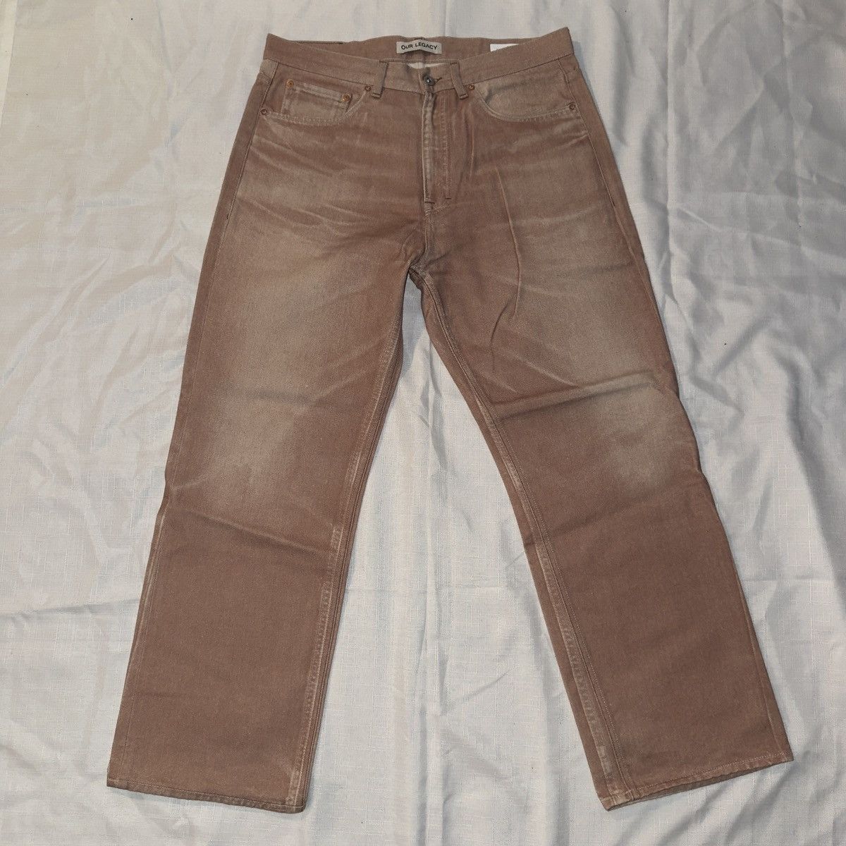 Our Legacy Our Legacy Third Cut Digital Jeans - Rust 34 Size US 34 / EU 50 - 4 Thumbnail